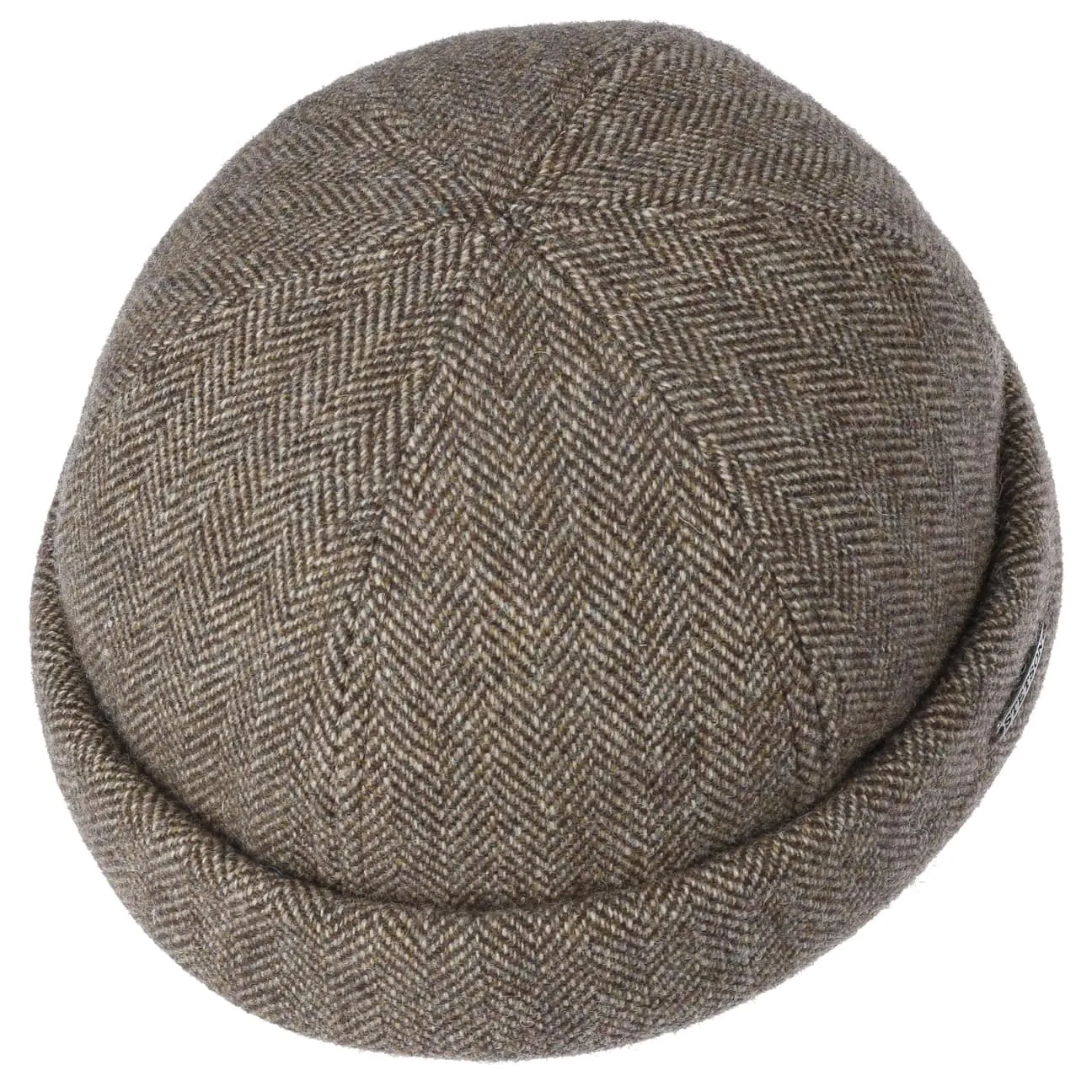 Lavoy Herringbone Wool Docker Hat by Stetson
