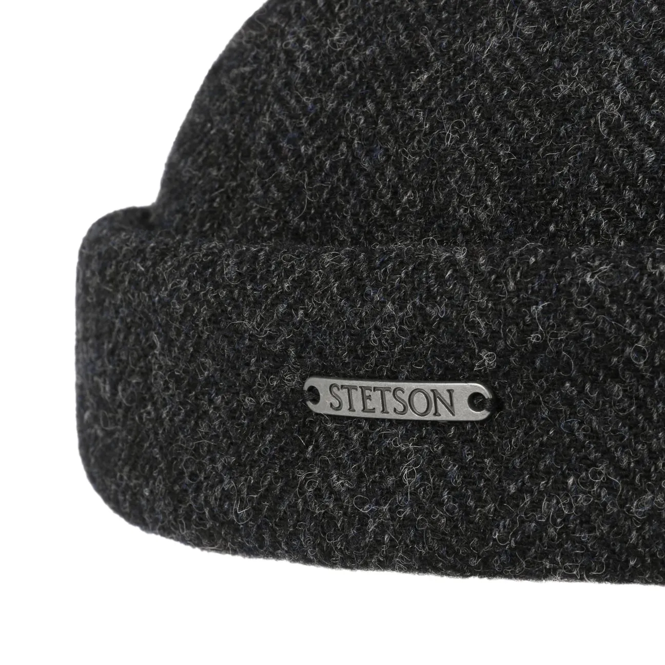 Lavoy Herringbone Wool Docker Hat by Stetson