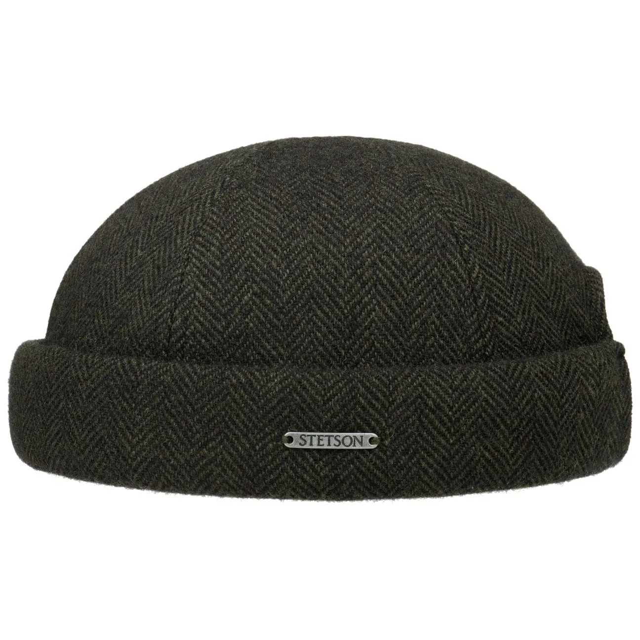 Lavoy Herringbone Wool Docker Hat by Stetson
