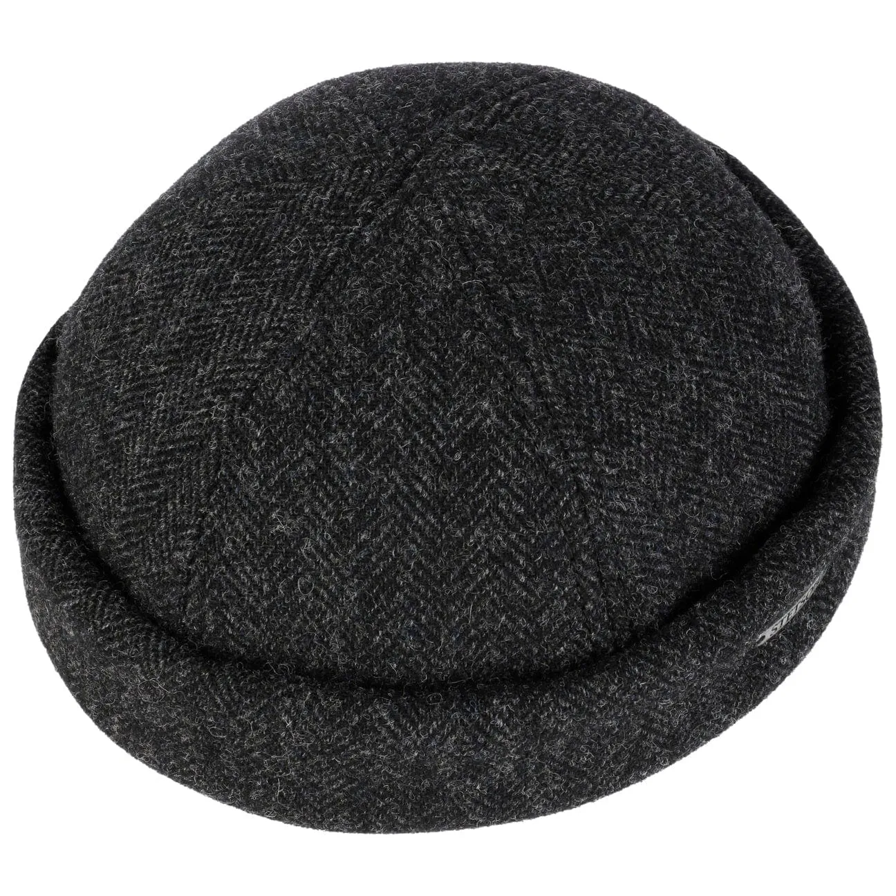 Lavoy Herringbone Wool Docker Hat by Stetson