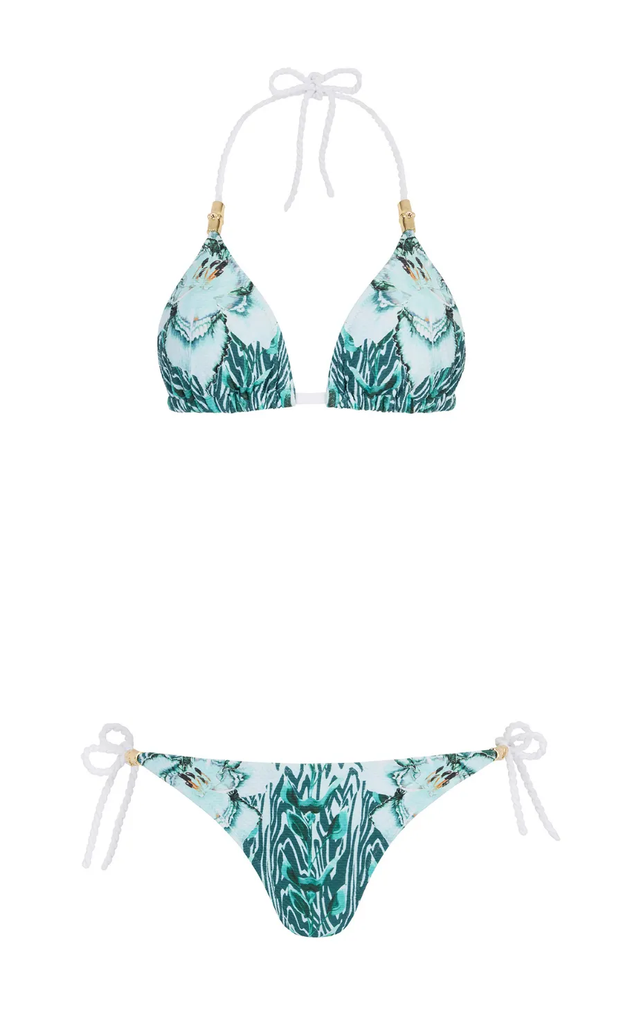 Liana Tie Side Bikini Bottom - Blue Mix