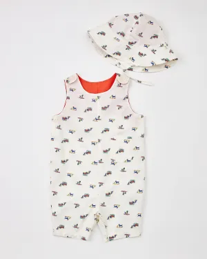 Lil Kids Summer Vibes Shortall
