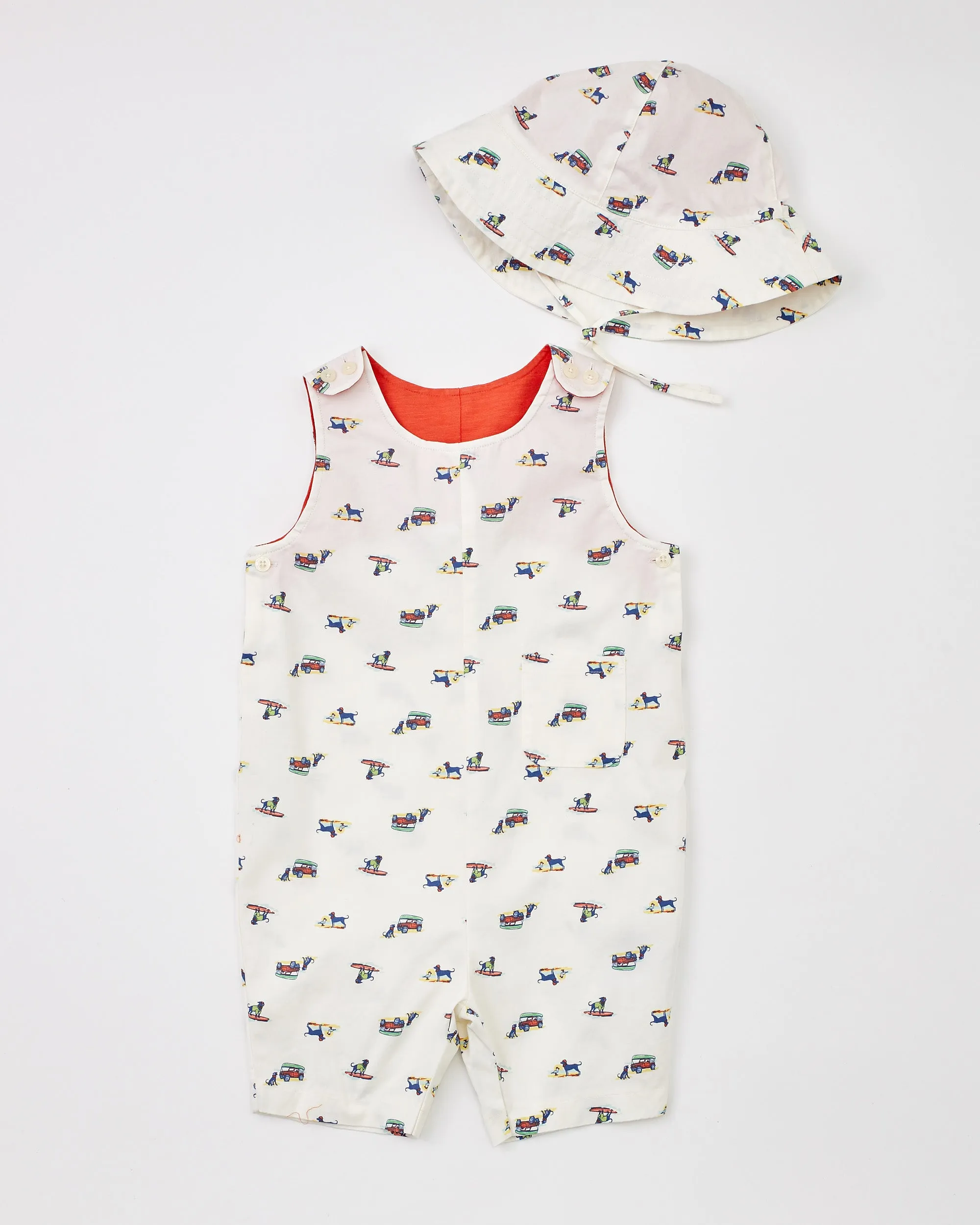 Lil Kids Summer Vibes Shortall