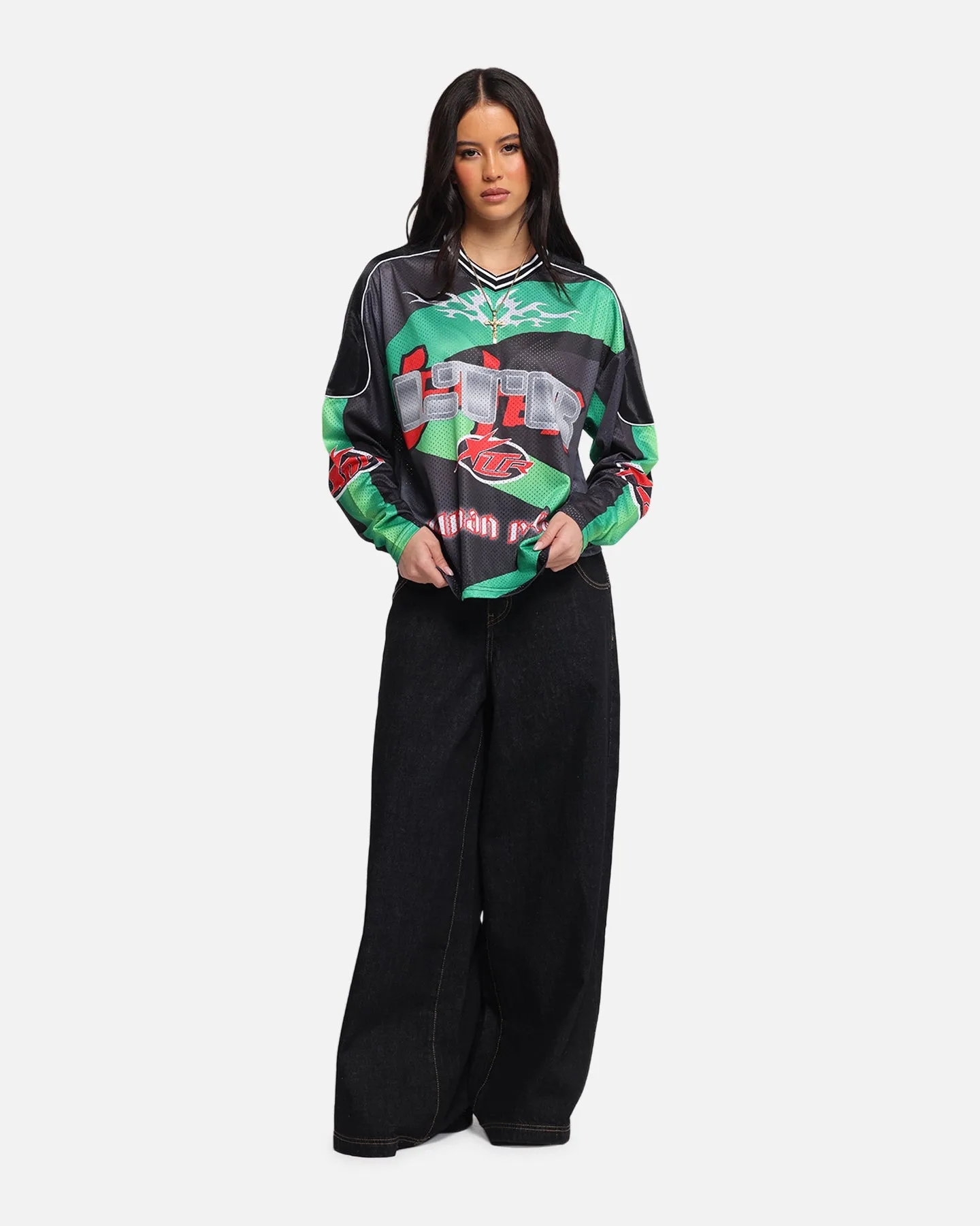 Loiter Cyber Hockey Jersey Black/Multi