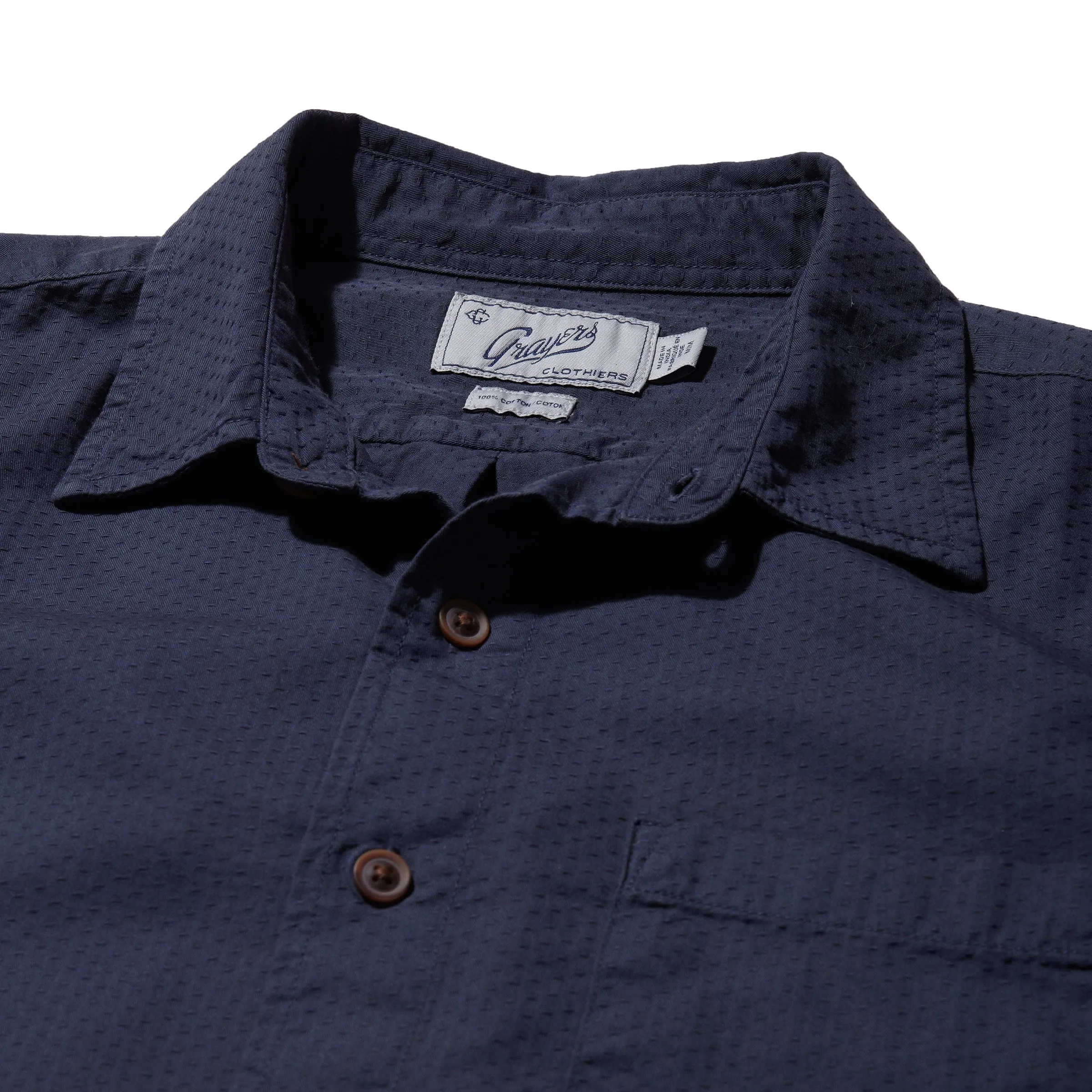 Lorenzo Dobby Weave Shirt - Old Navy