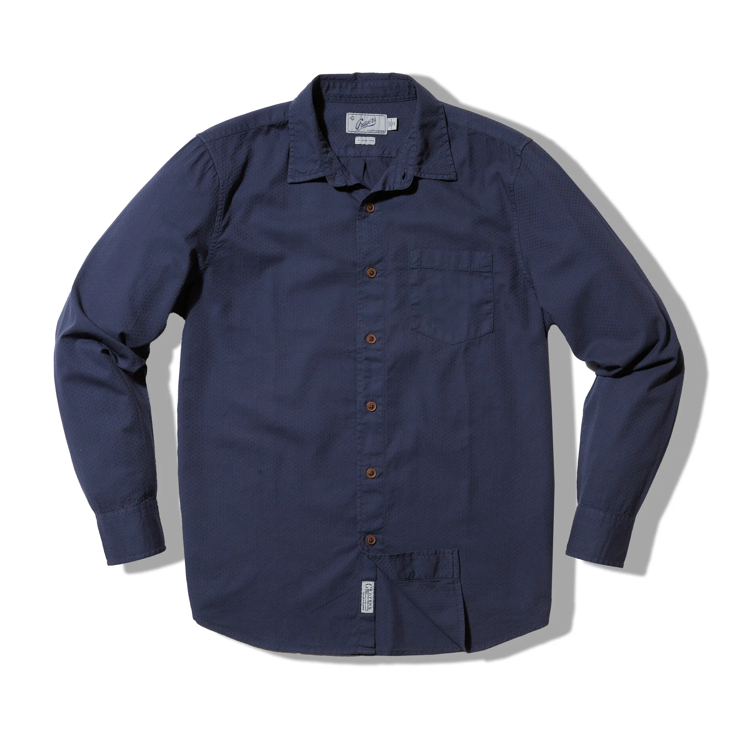Lorenzo Dobby Weave Shirt - Old Navy