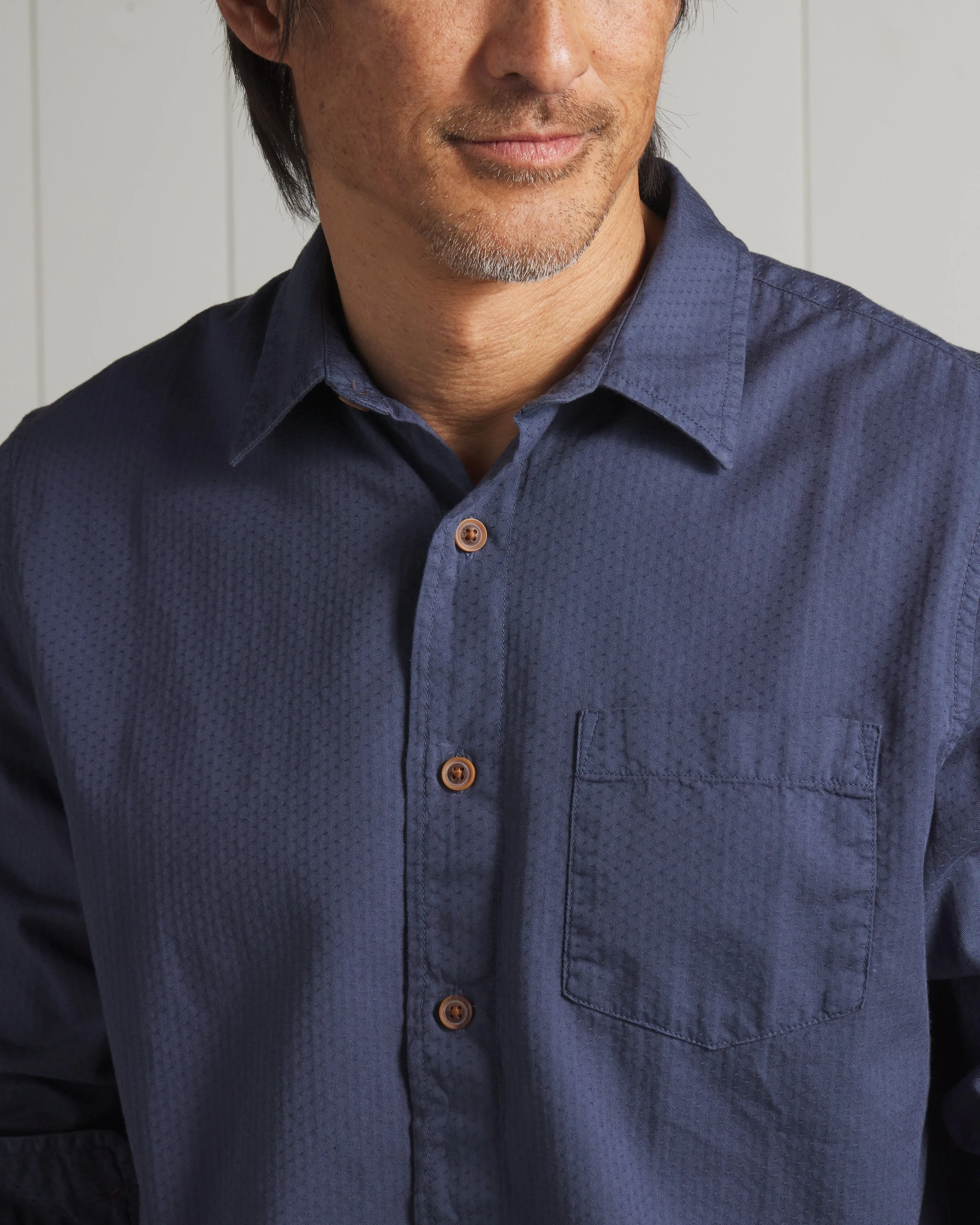 Lorenzo Dobby Weave Shirt - Old Navy
