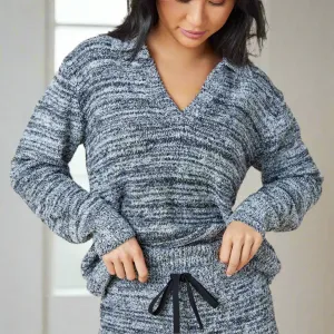 Marshmallow Johnny Collar Lounge Set