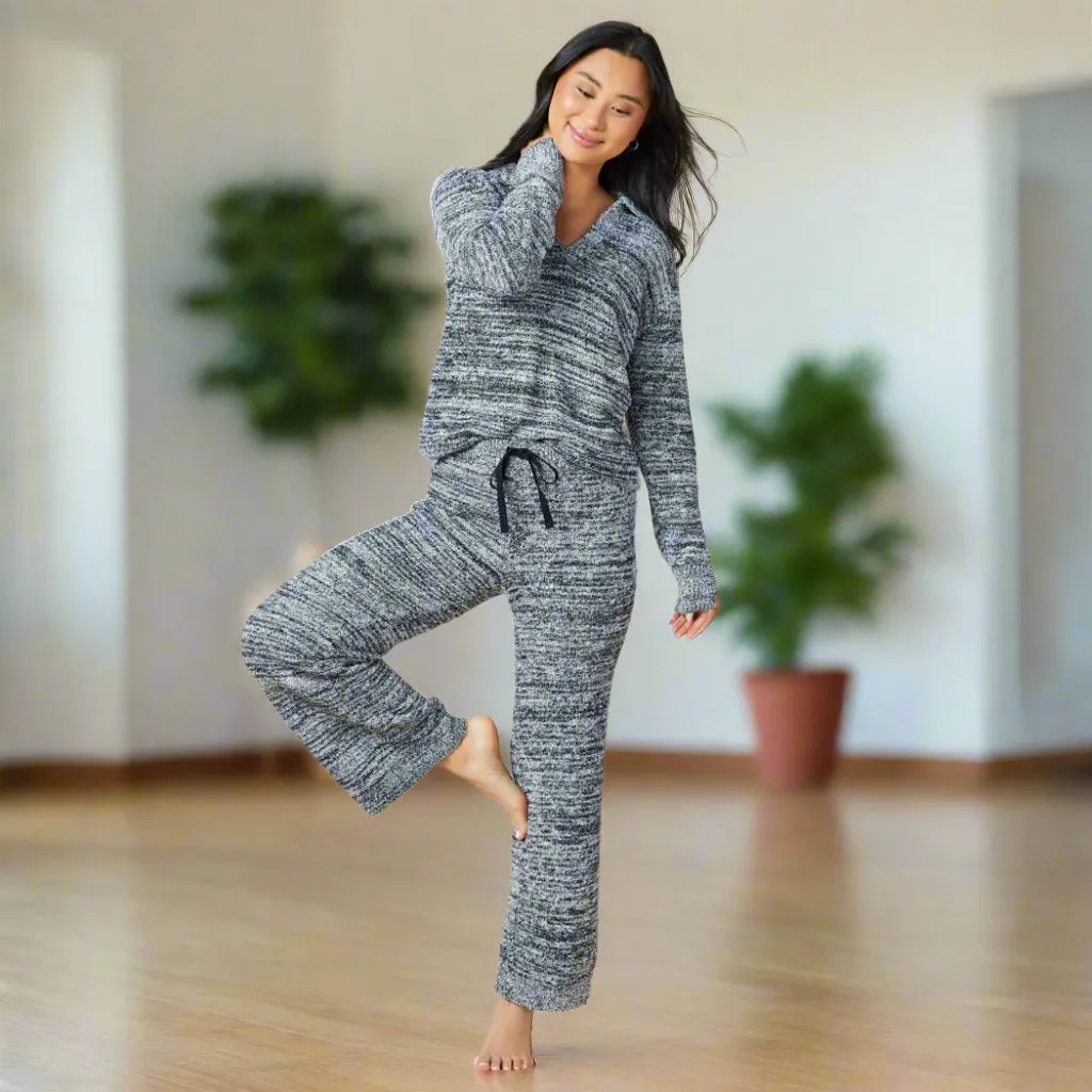 Marshmallow Johnny Collar Lounge Set