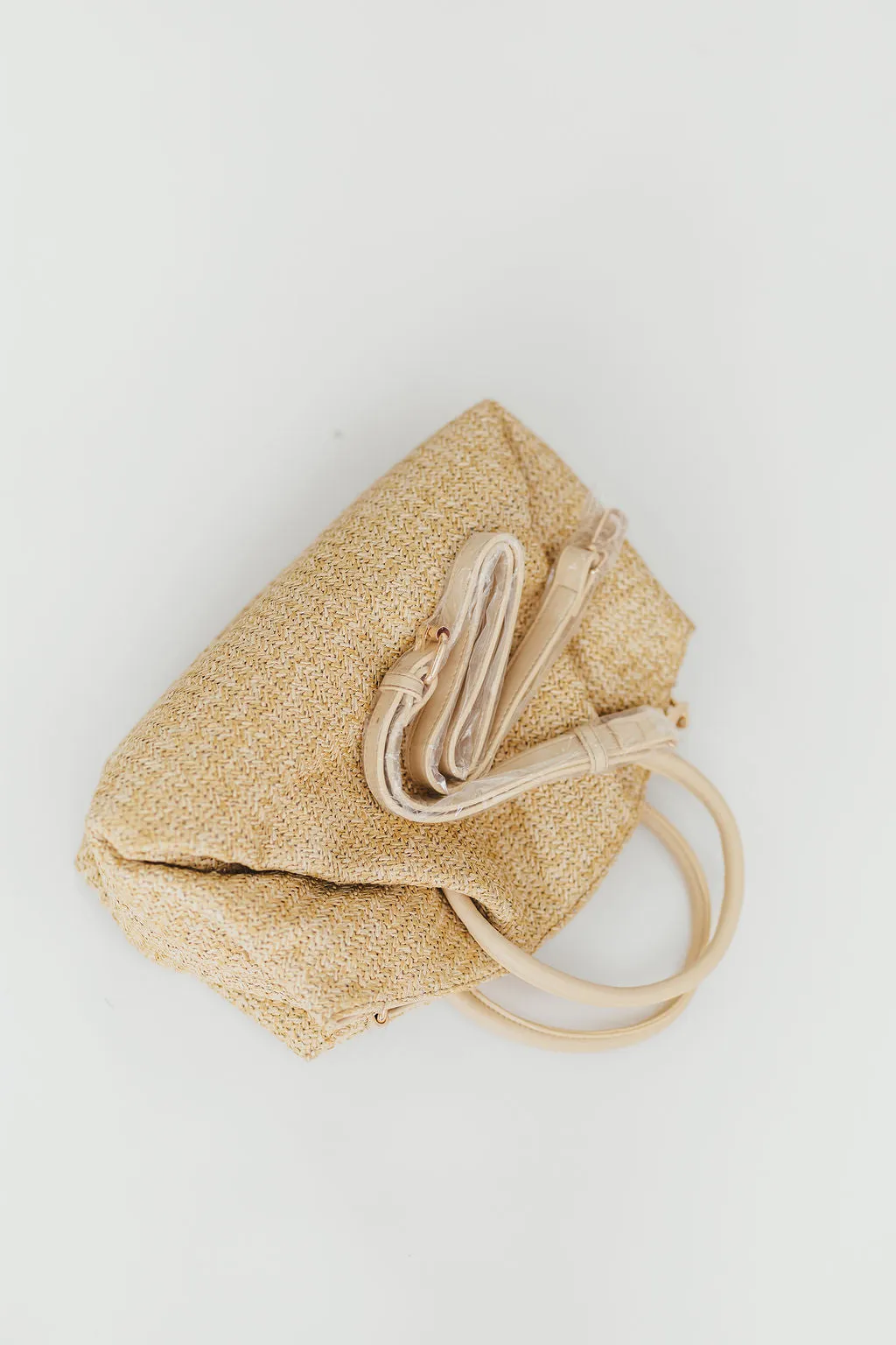 Matilda Fold Bag in Straw