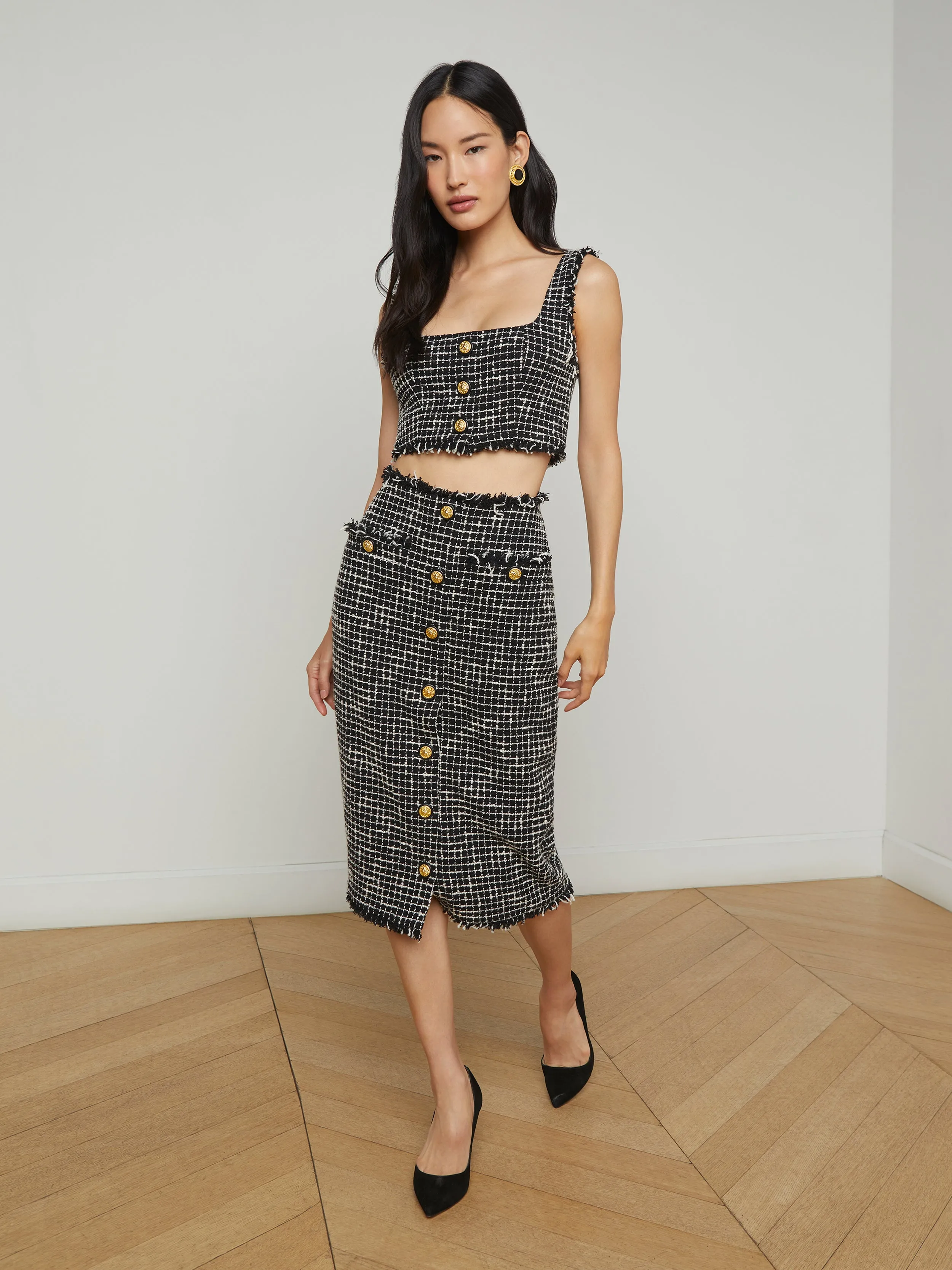 Maylin Tweed Top