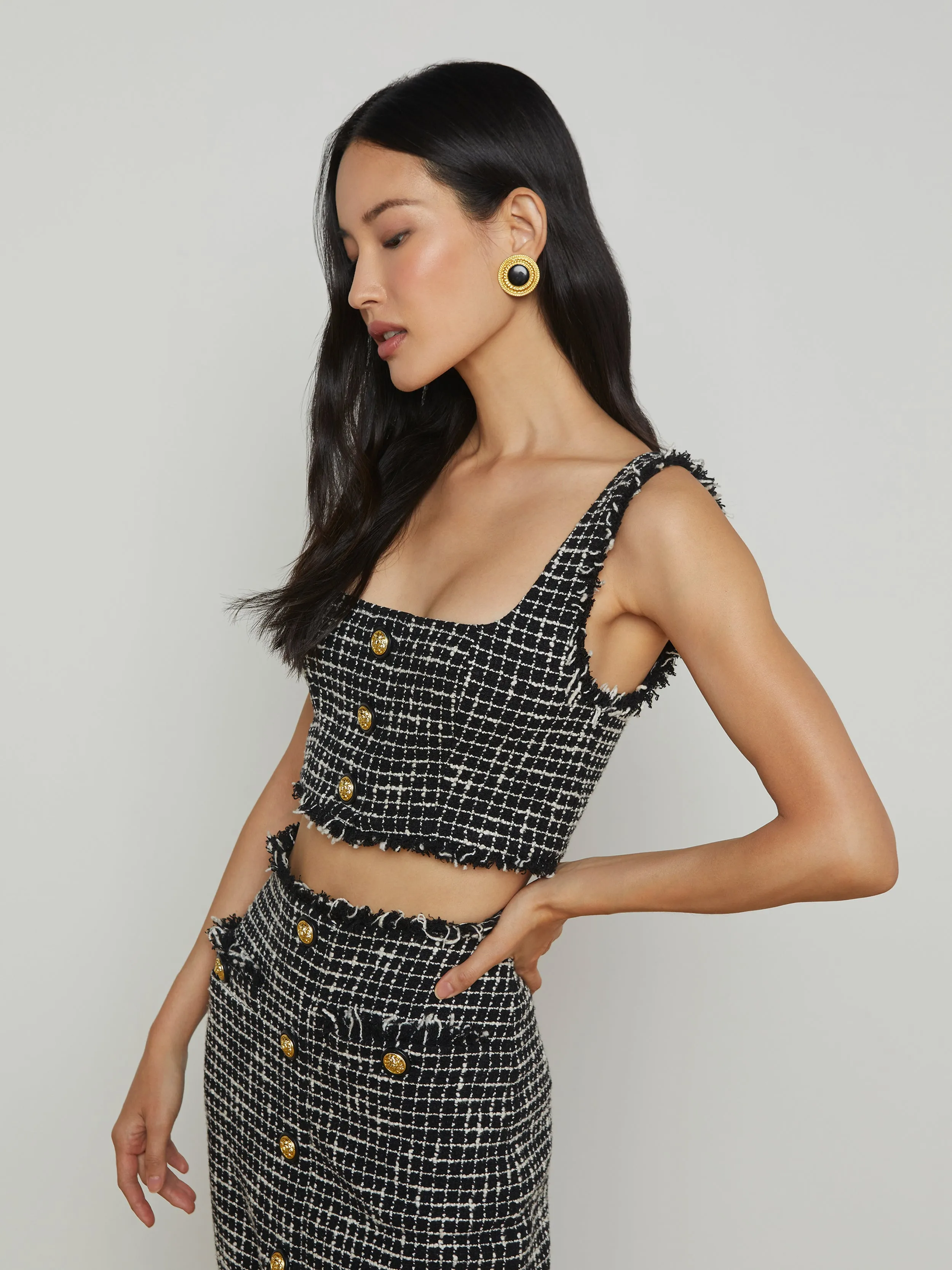 Maylin Tweed Top