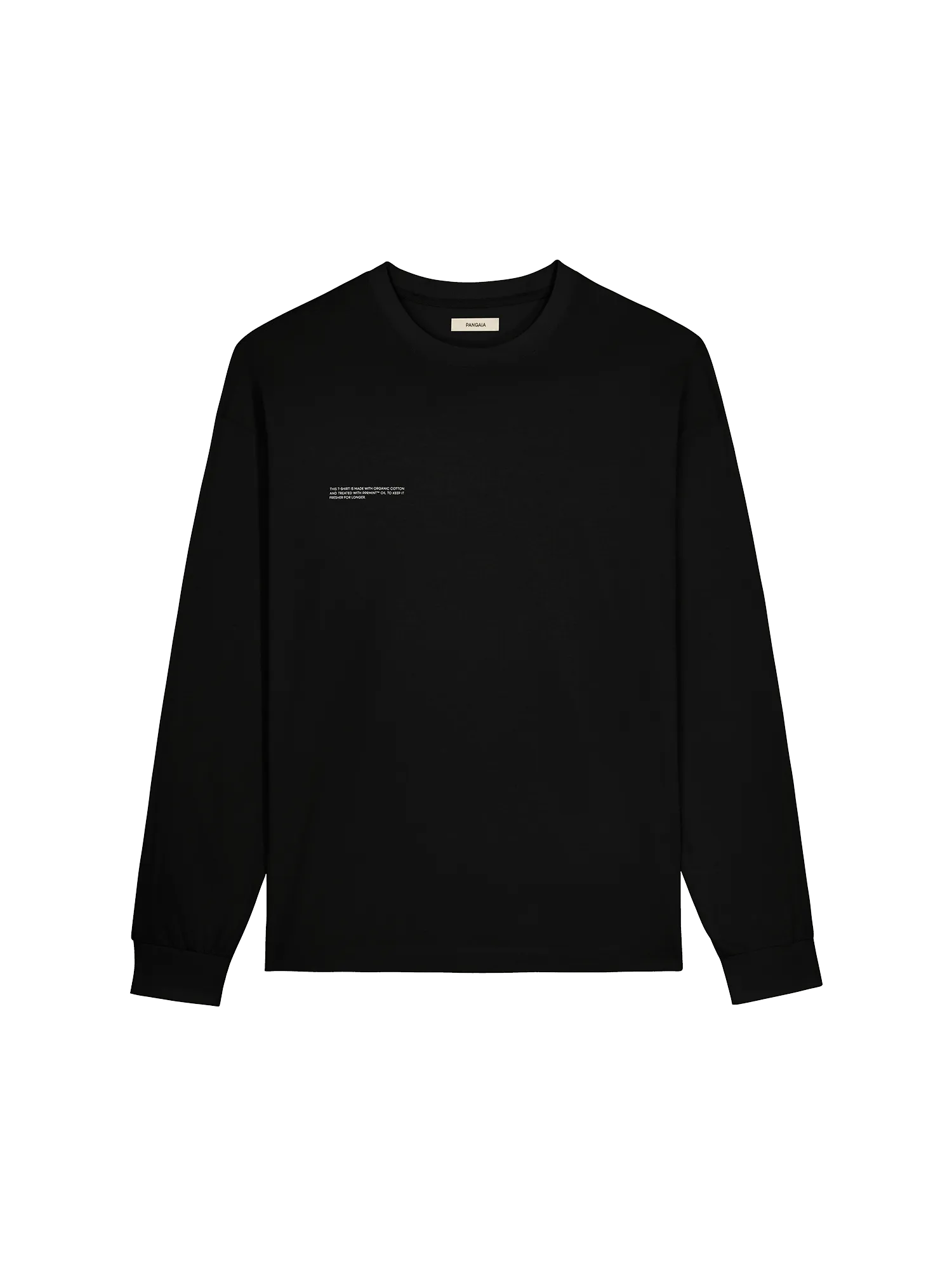 Mens 365 Midweight Long Sleeve T-shirt—black