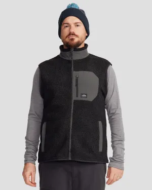 Men's Co-Z High Pile Vest - Black Stingray