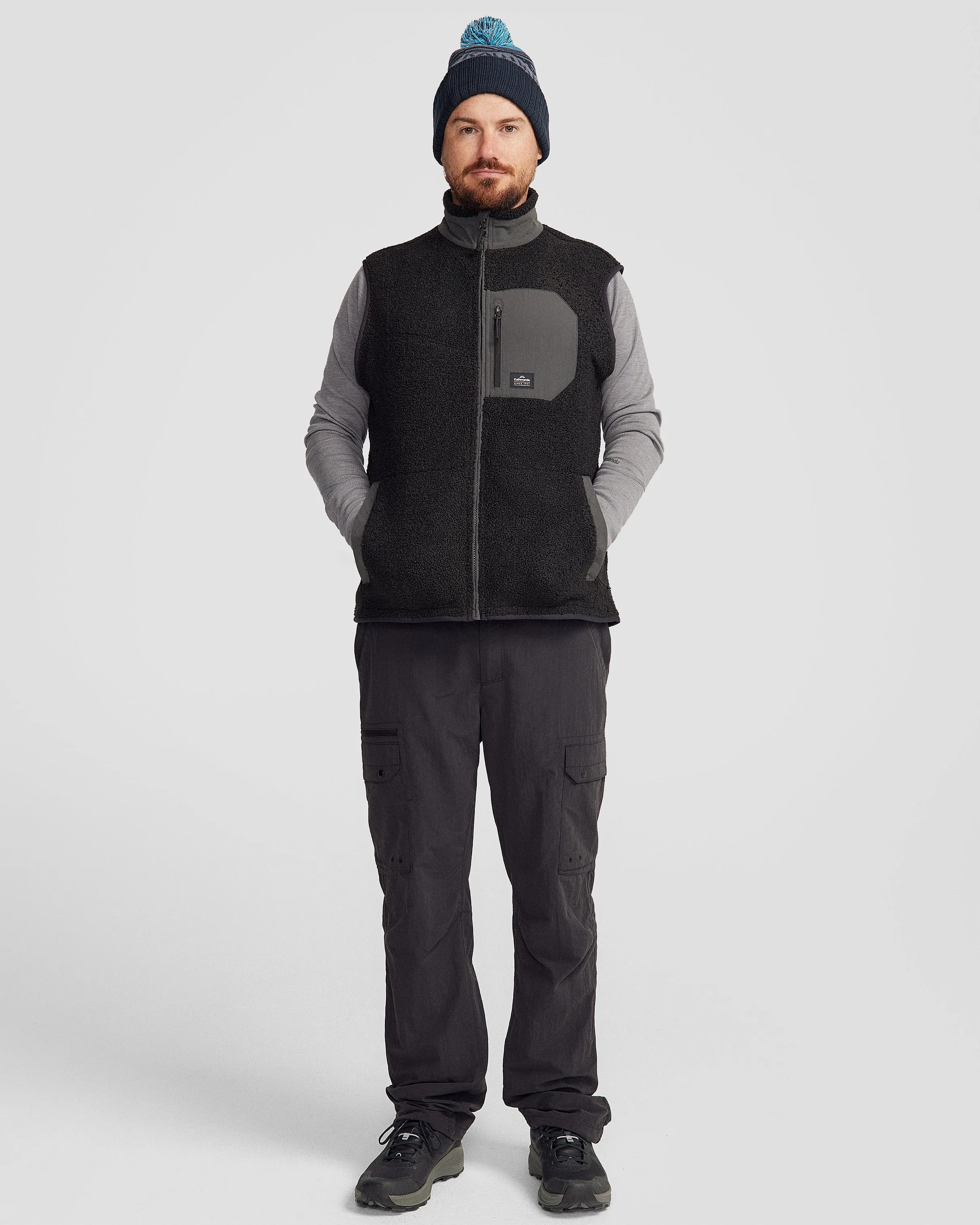 Men's Co-Z High Pile Vest - Black Stingray