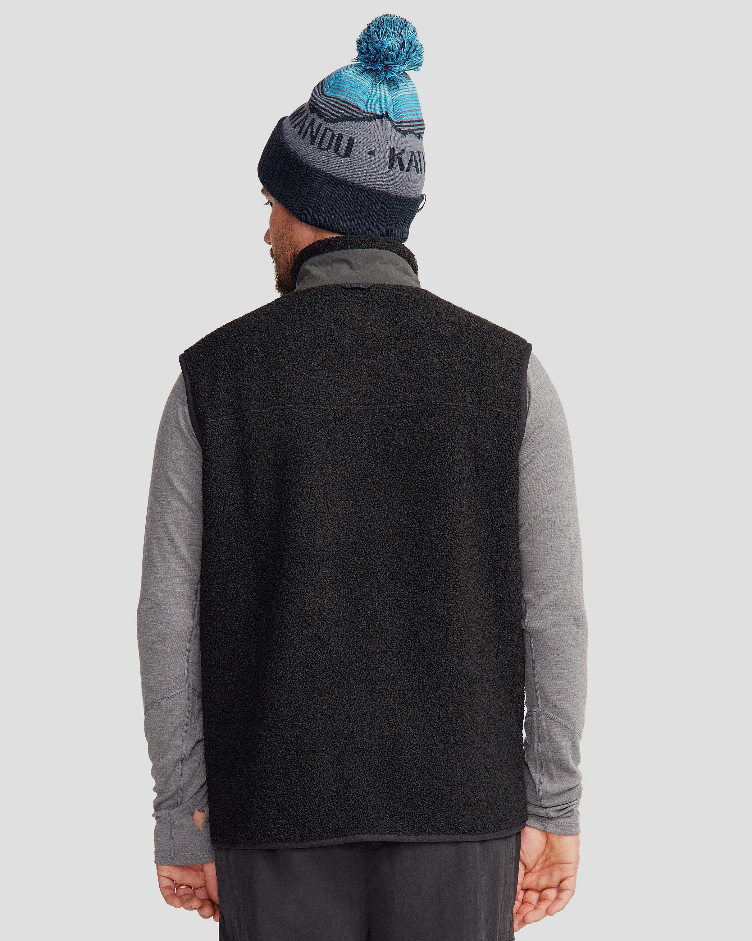 Men's Co-Z High Pile Vest - Black Stingray
