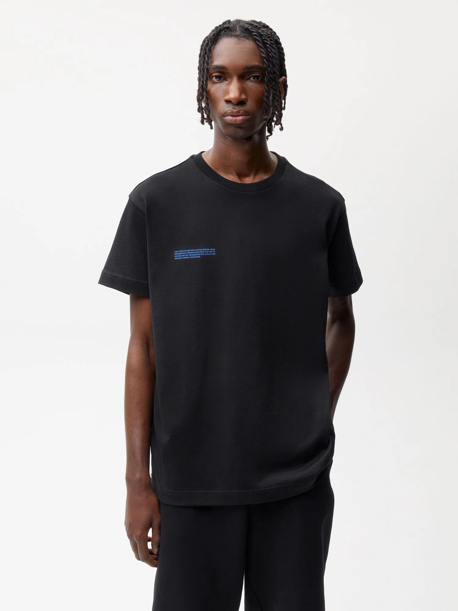 Mens In Conversion Cotton 365 T-shirt—black