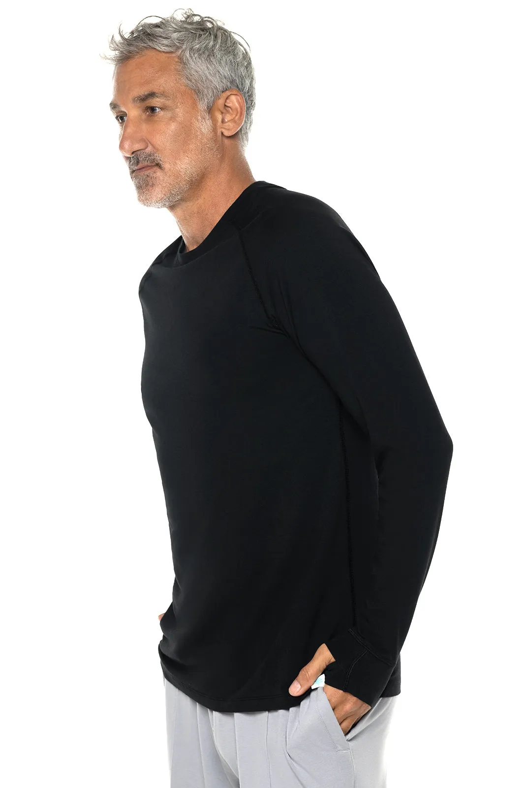 Men's LumaLeo Long Sleeve T-Shirt | Black