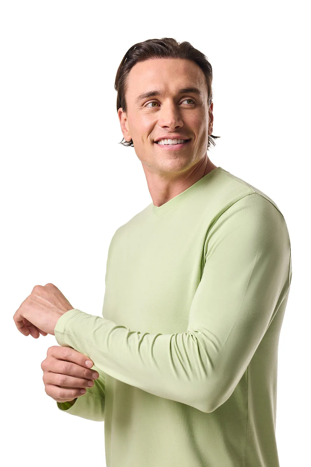 Men's Morada Everyday Long Sleeve V-Neck T-Shirt | Seedling