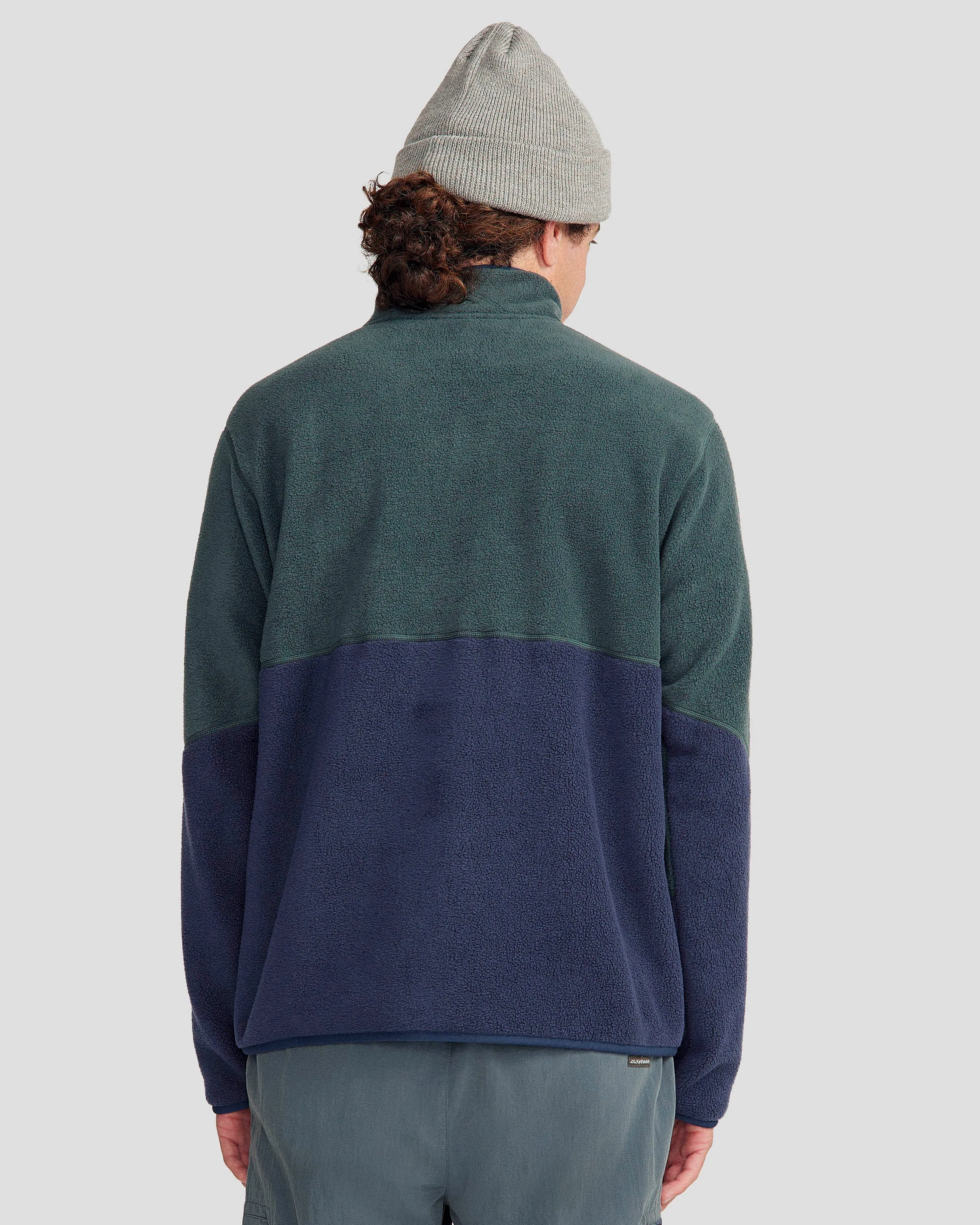 Men's Trailhead Fleece 1/4 Zip Pullover - Deep Forest/Pure Navy