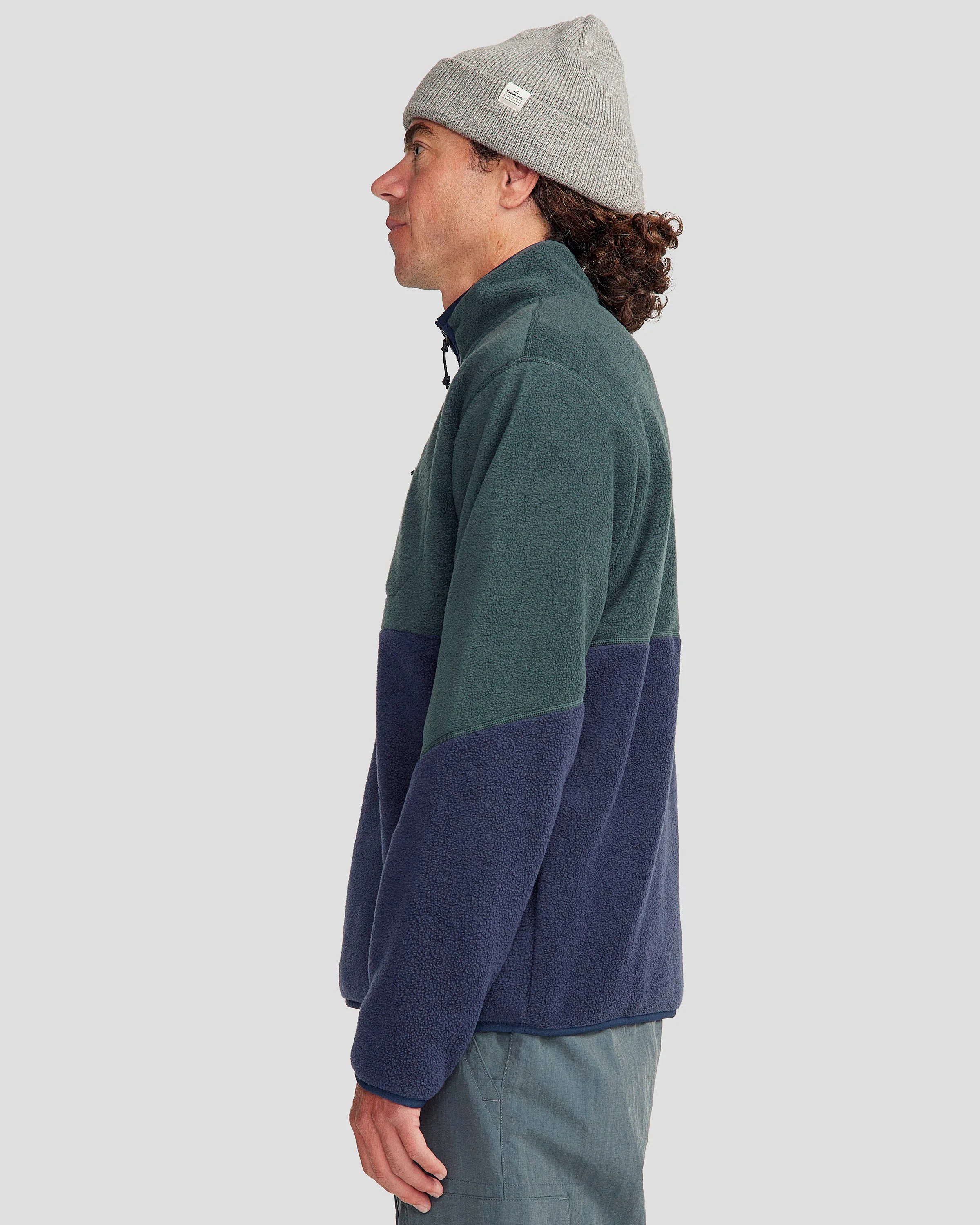 Men's Trailhead Fleece 1/4 Zip Pullover - Deep Forest/Pure Navy