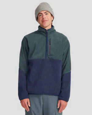 Men's Trailhead Fleece 1/4 Zip Pullover - Deep Forest/Pure Navy