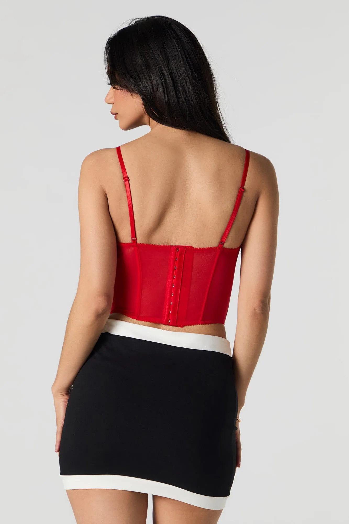 Mesh Corset Tank