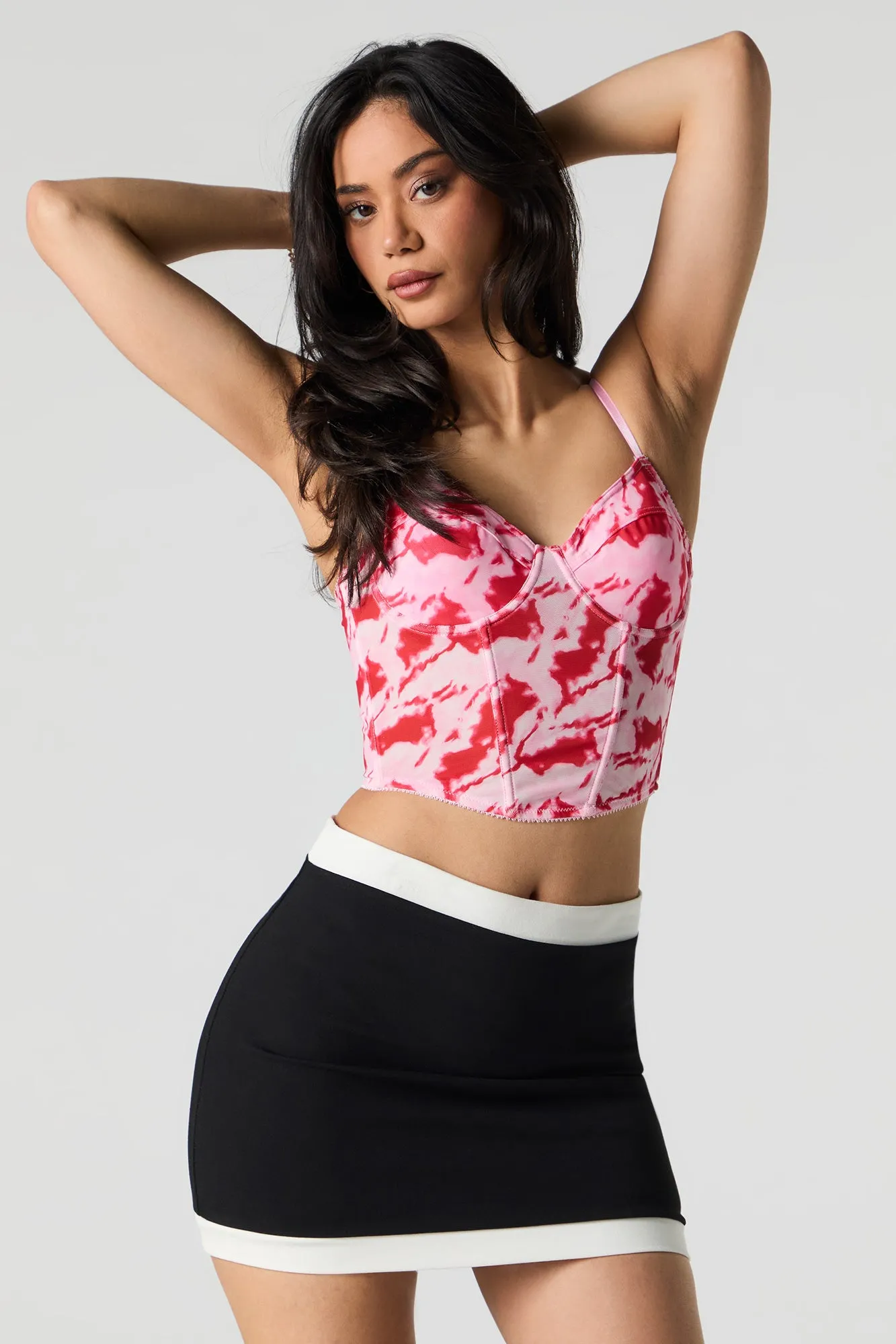 Mesh Corset Tank