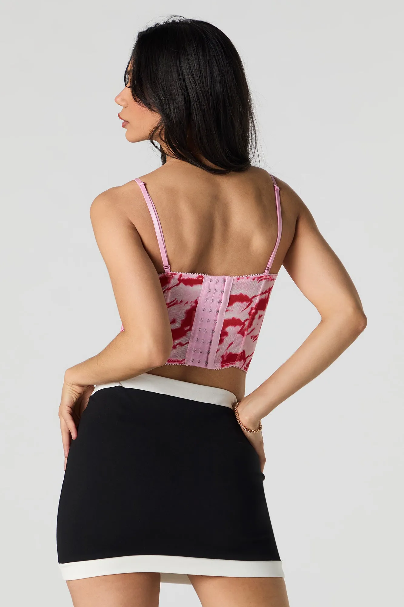 Mesh Corset Tank