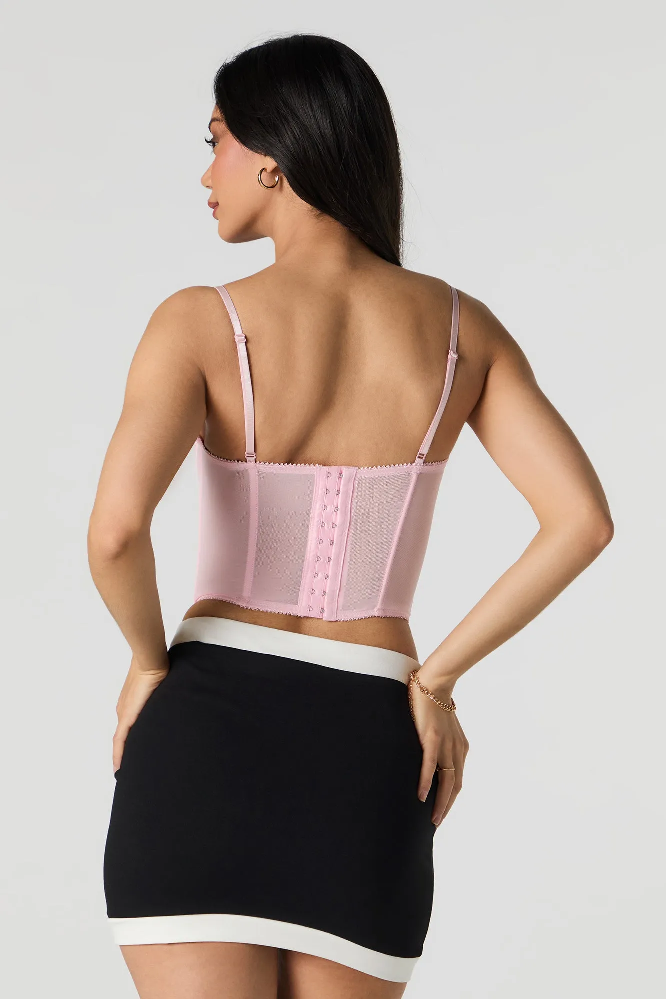 Mesh Corset Tank