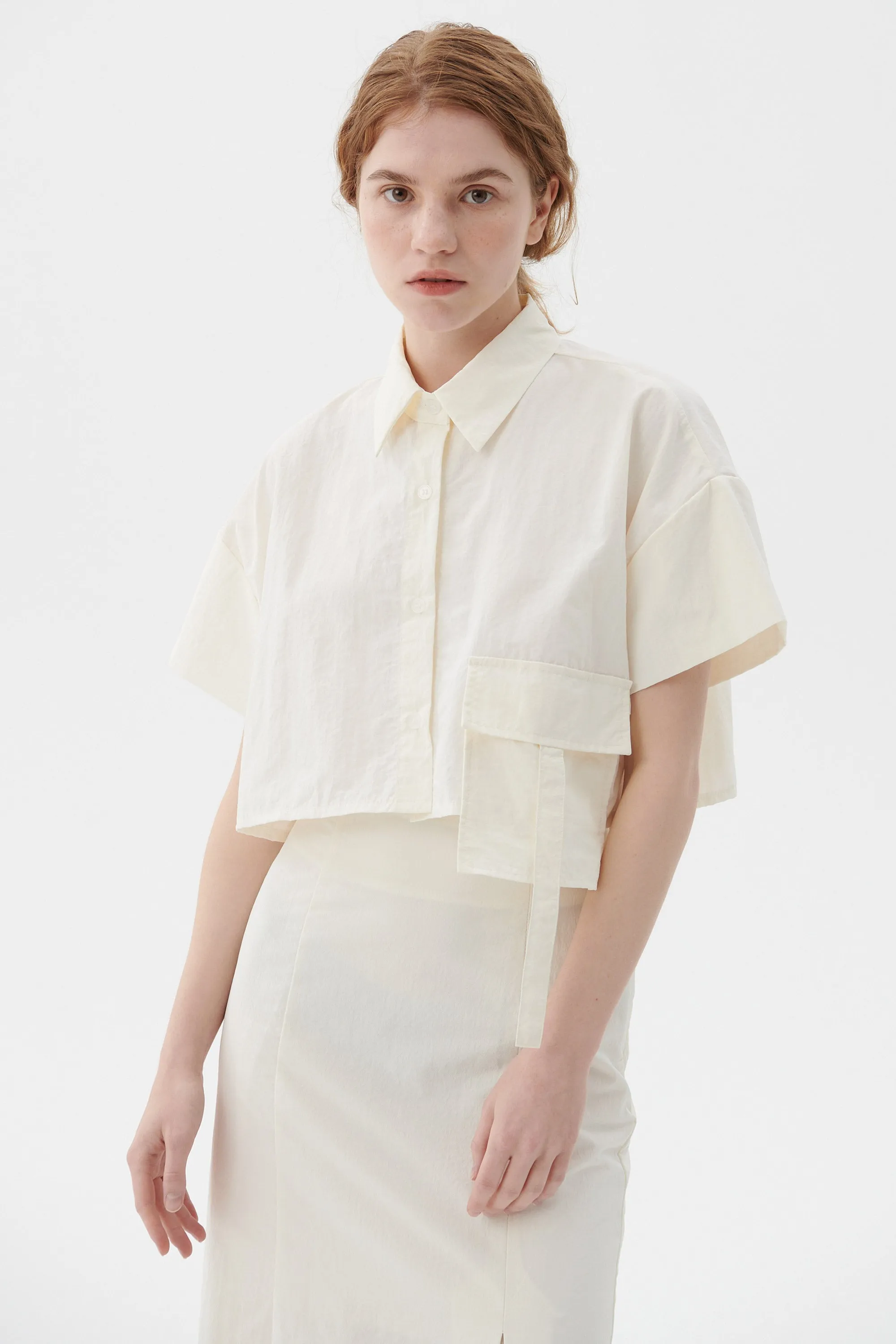 Mindy Cropped Shirt
