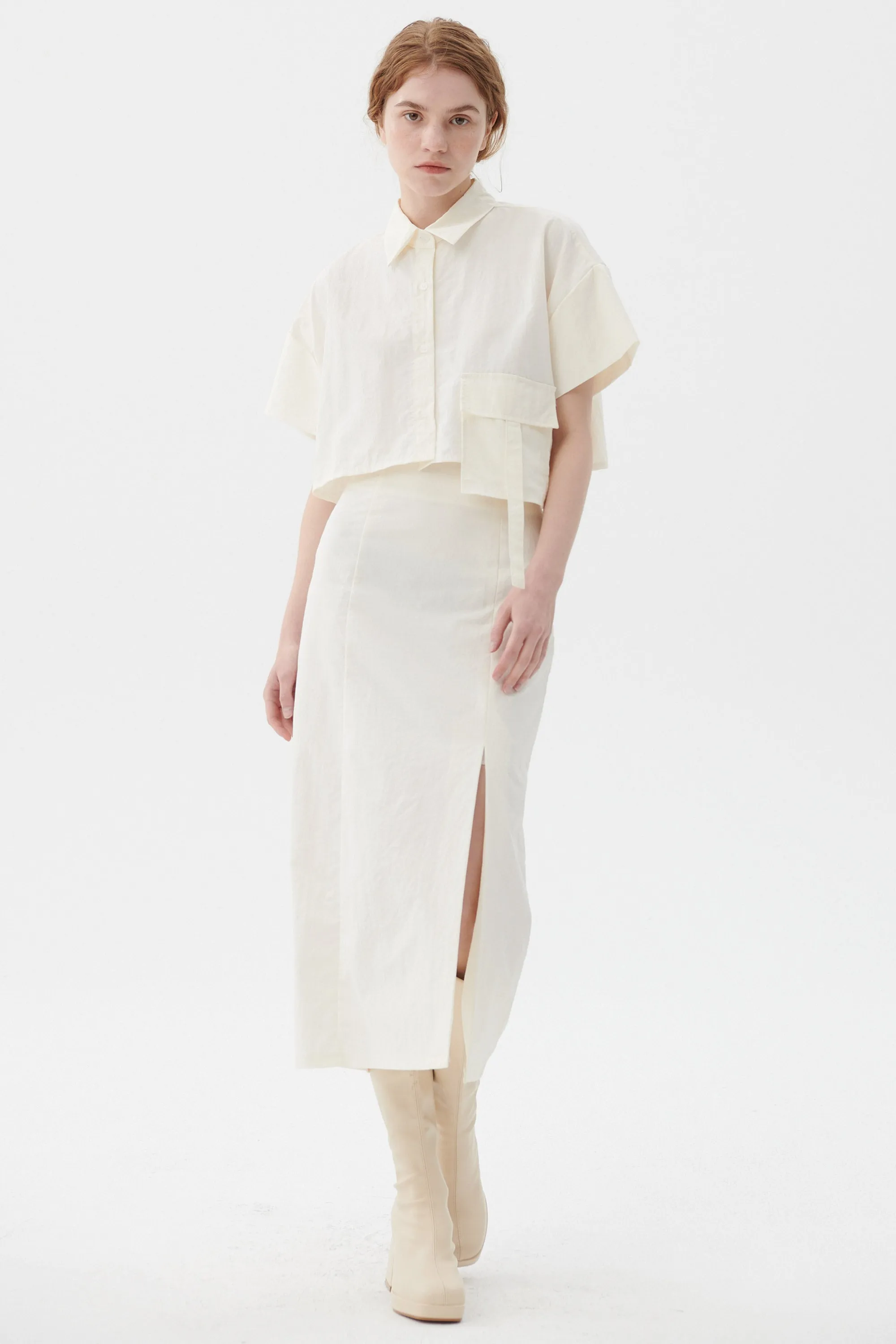 Mindy Cropped Shirt