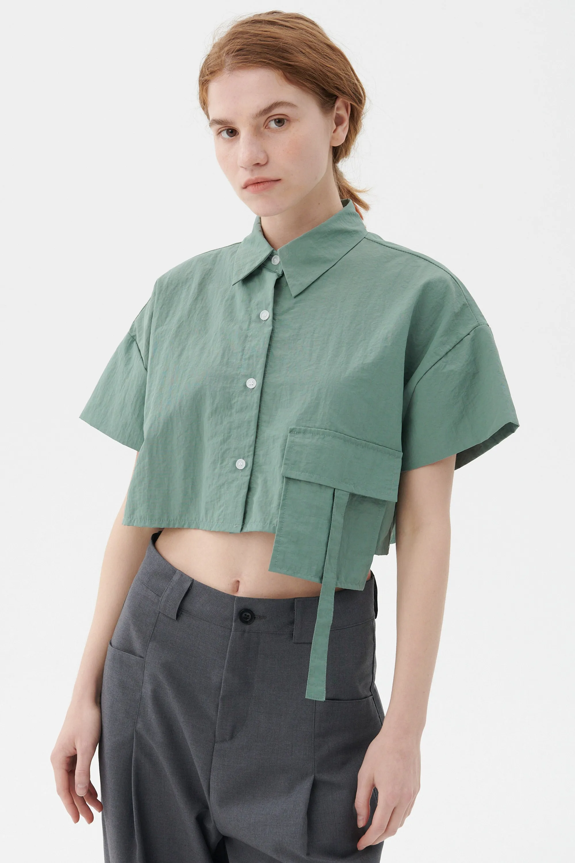 Mindy Cropped Shirt