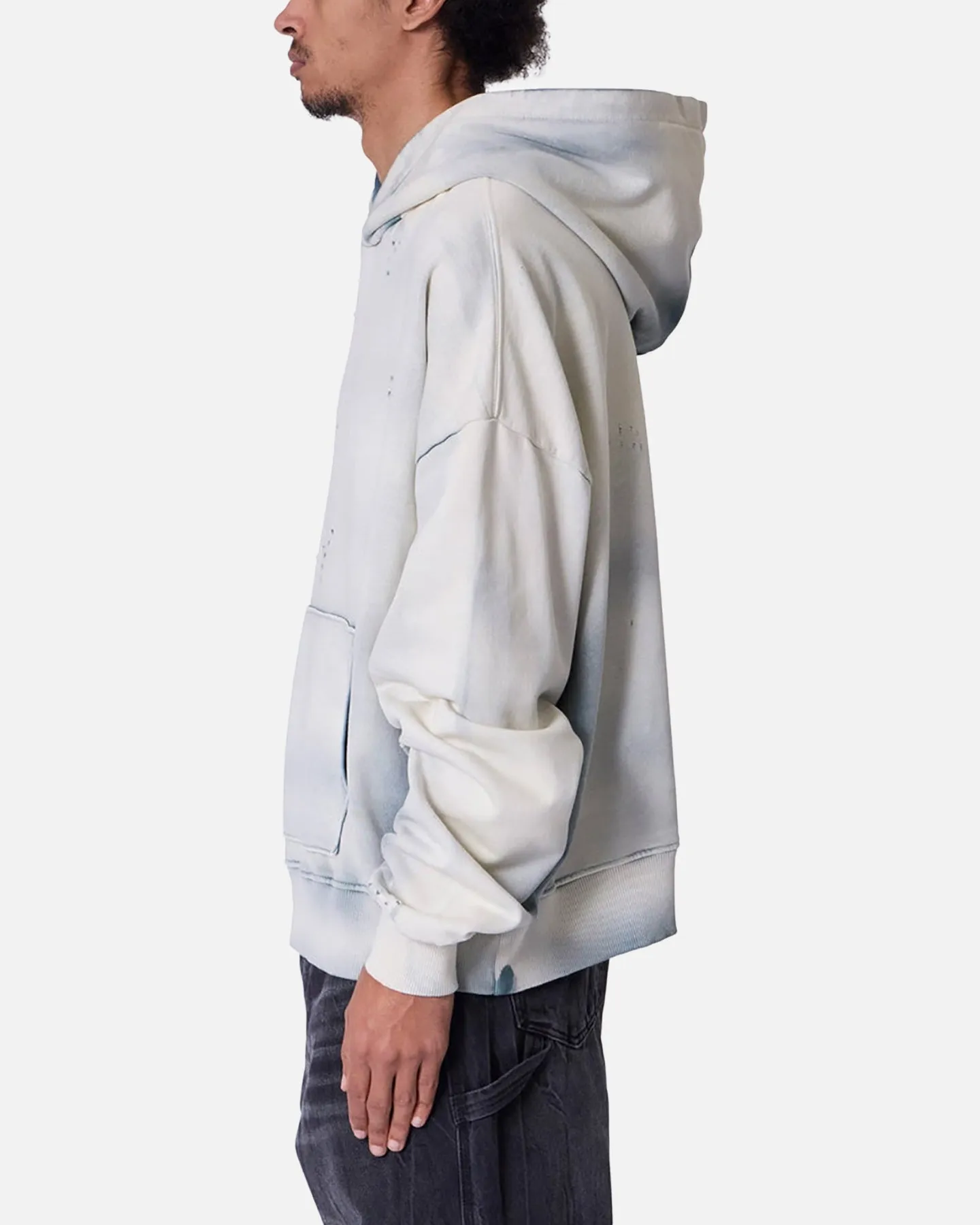 MNML Sprayed Hoodie Blue
