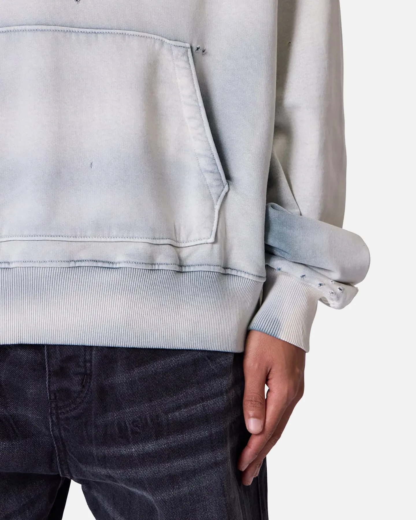 MNML Sprayed Hoodie Blue