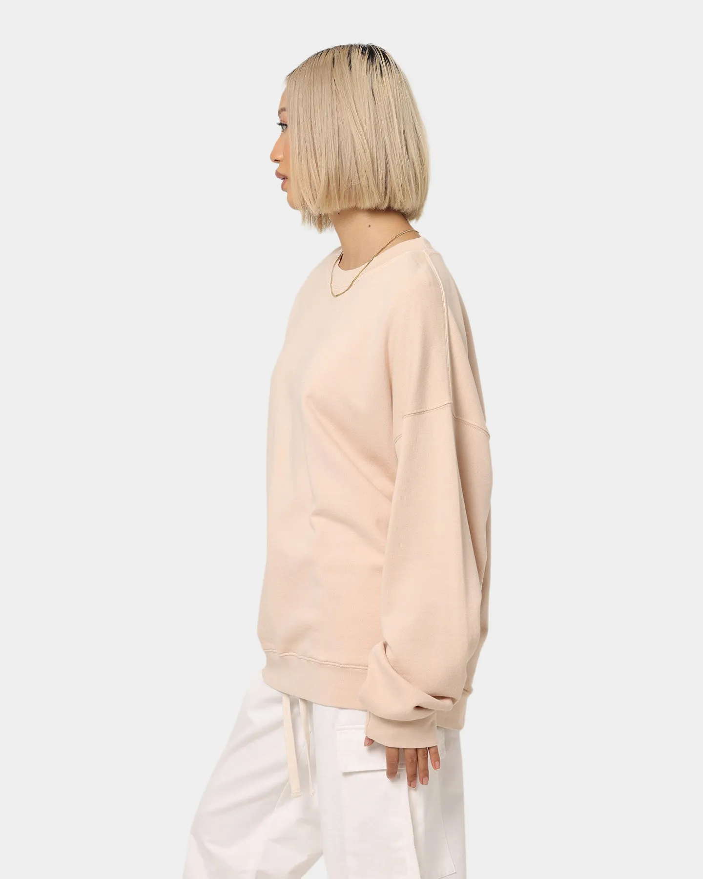 MNML Vintage Wash Crewneck Cream