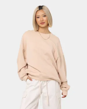 MNML Vintage Wash Crewneck Cream