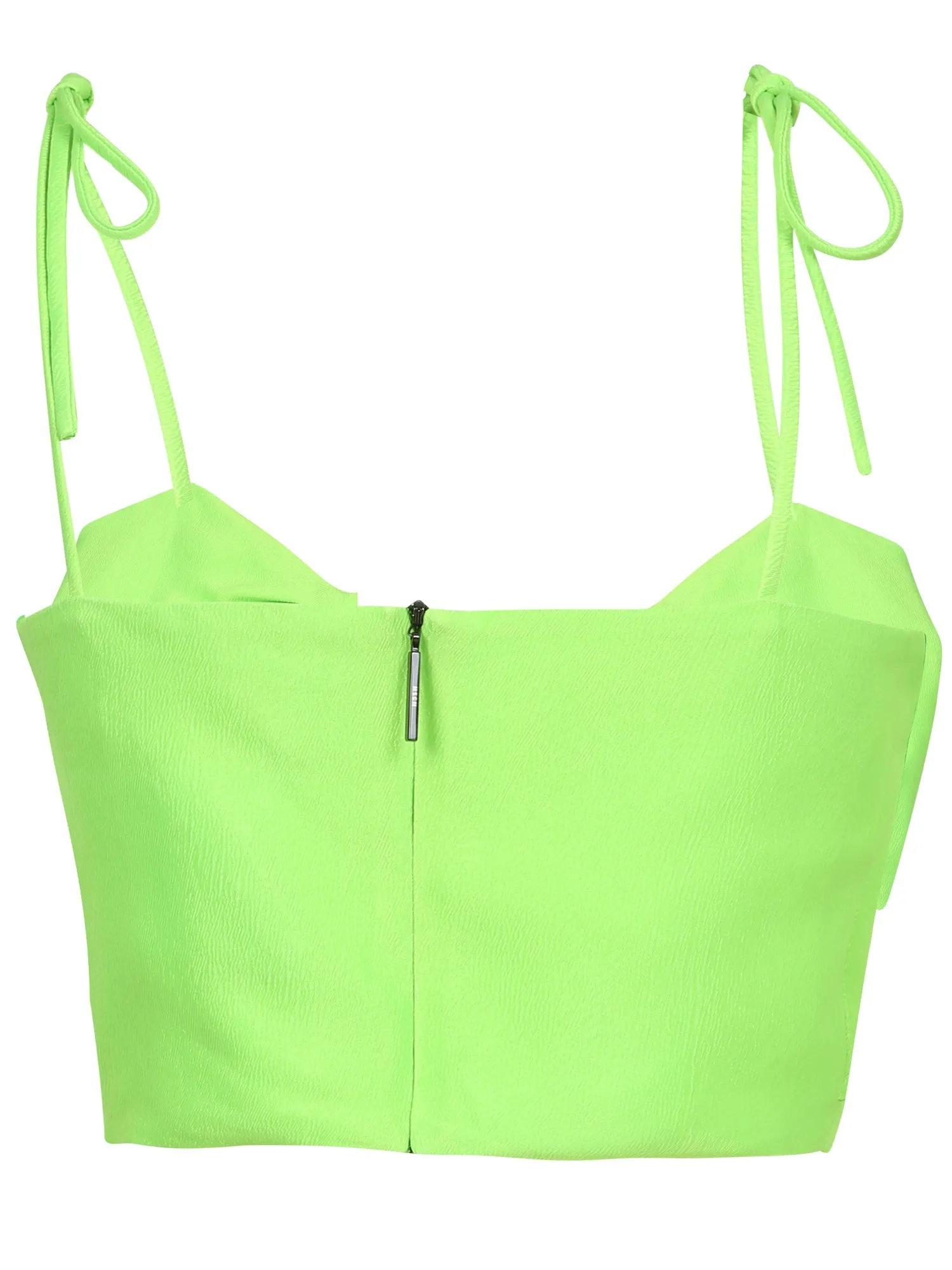 MSGM Bow Detailed Spaghetti Straps Top