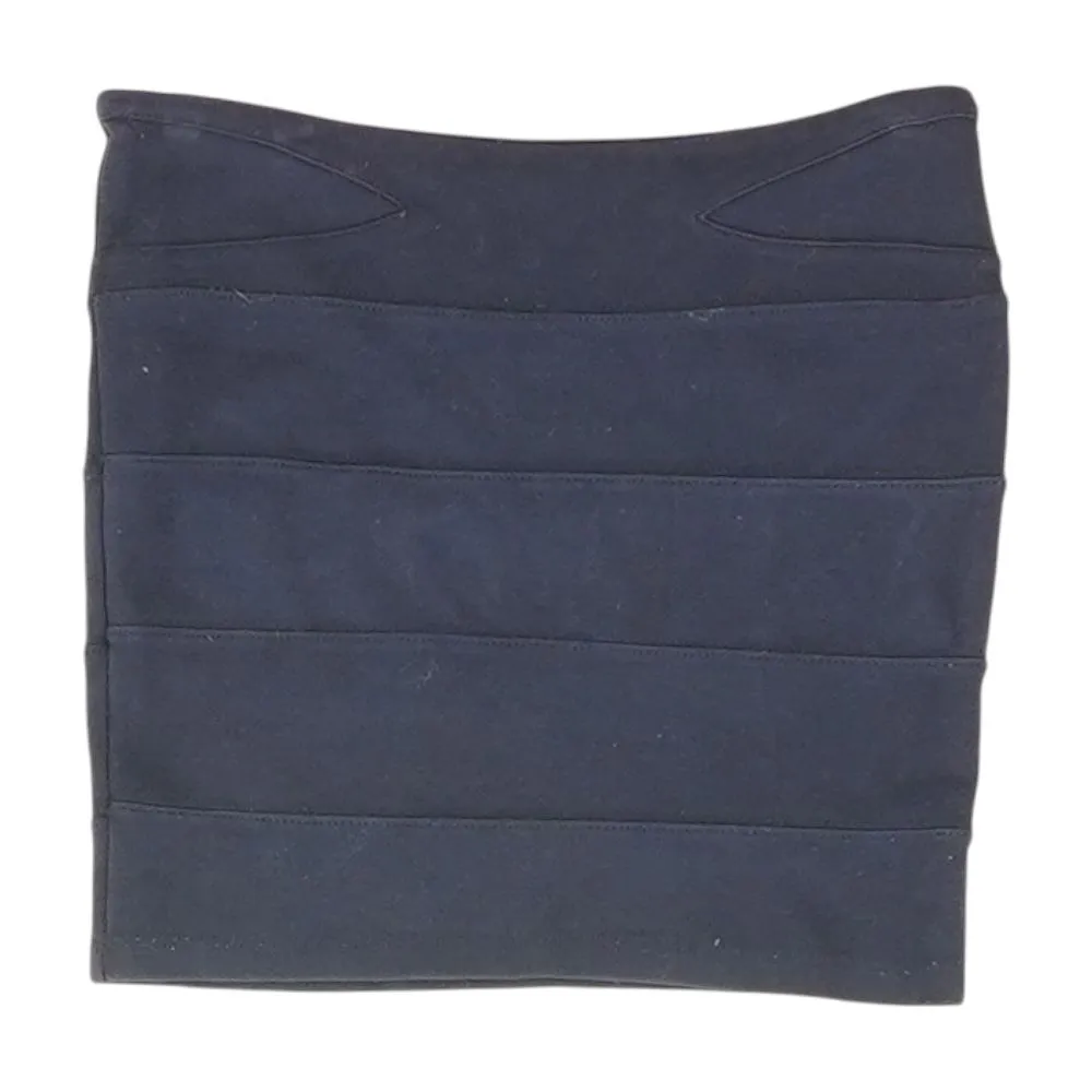 Navy Solid Active Skirt