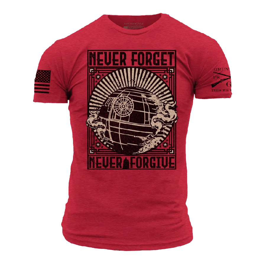 Never Forget Never Forgive T-Shirt - Red
