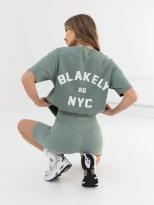 NYC Oversized T-Shirt - Sage Green