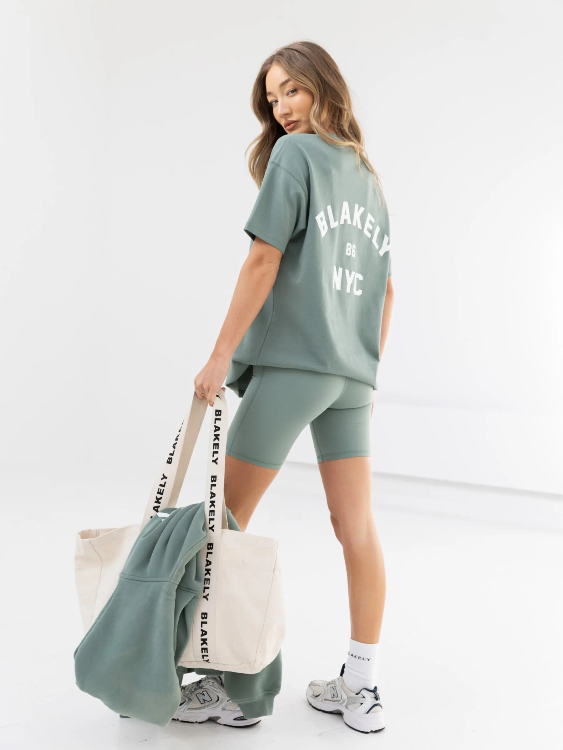 NYC Oversized T-Shirt - Sage Green