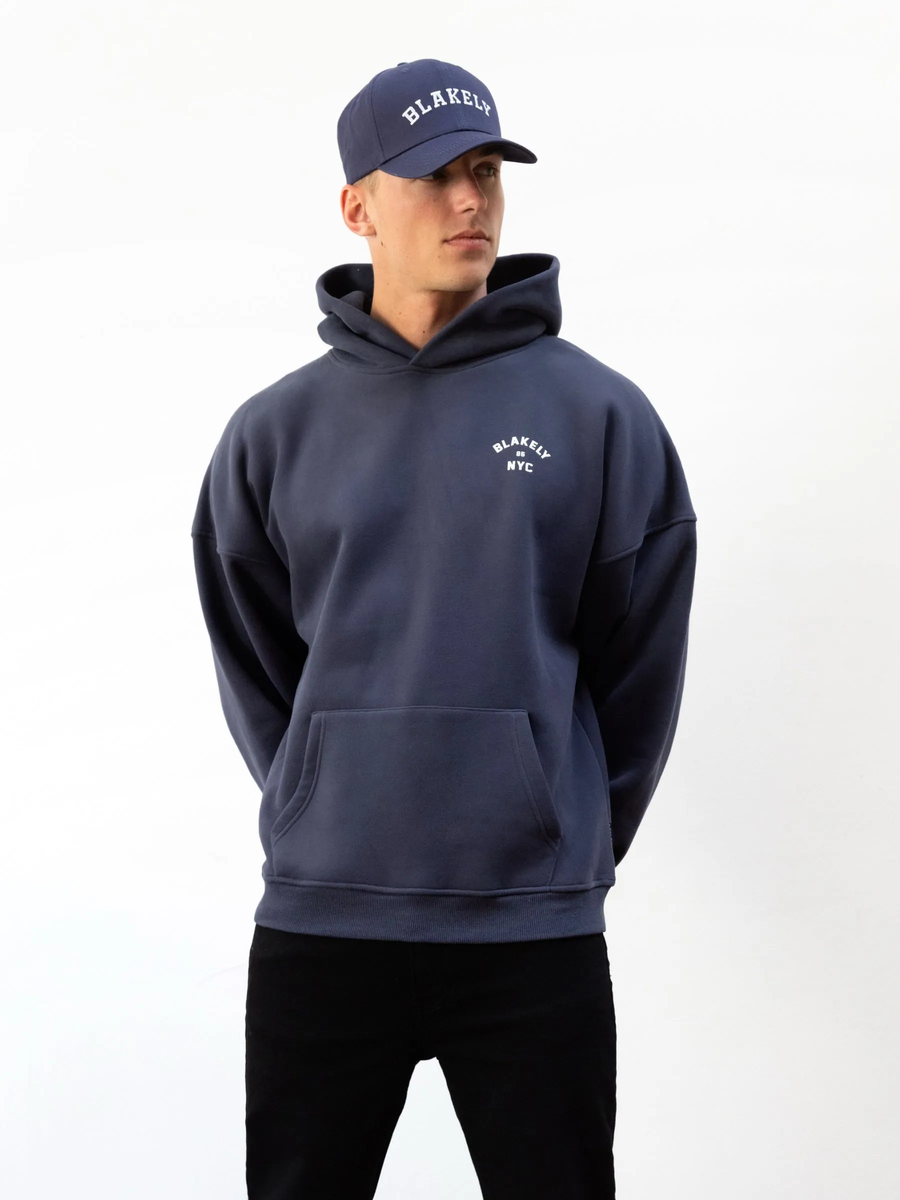 NYC Relaxed Hoodie - True Navy