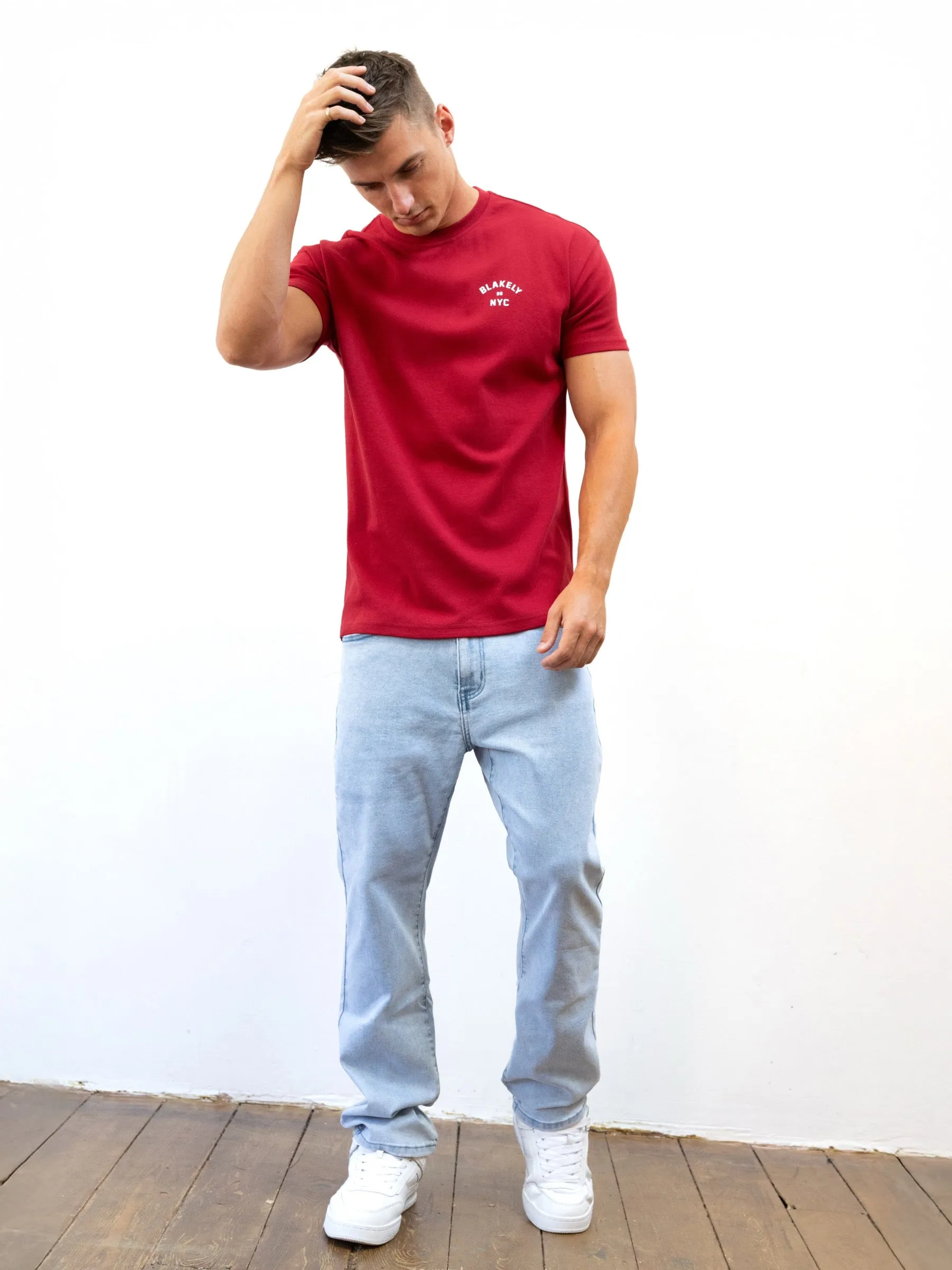 NYC Relaxed T-Shirt - Red