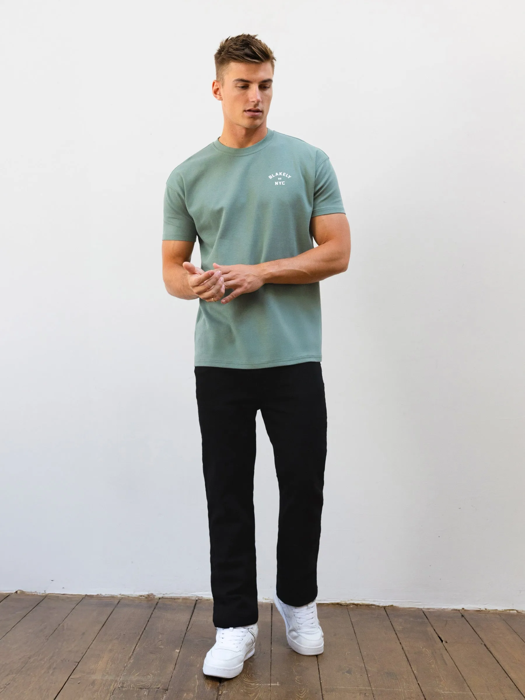 NYC Relaxed T-Shirt - Sage Green
