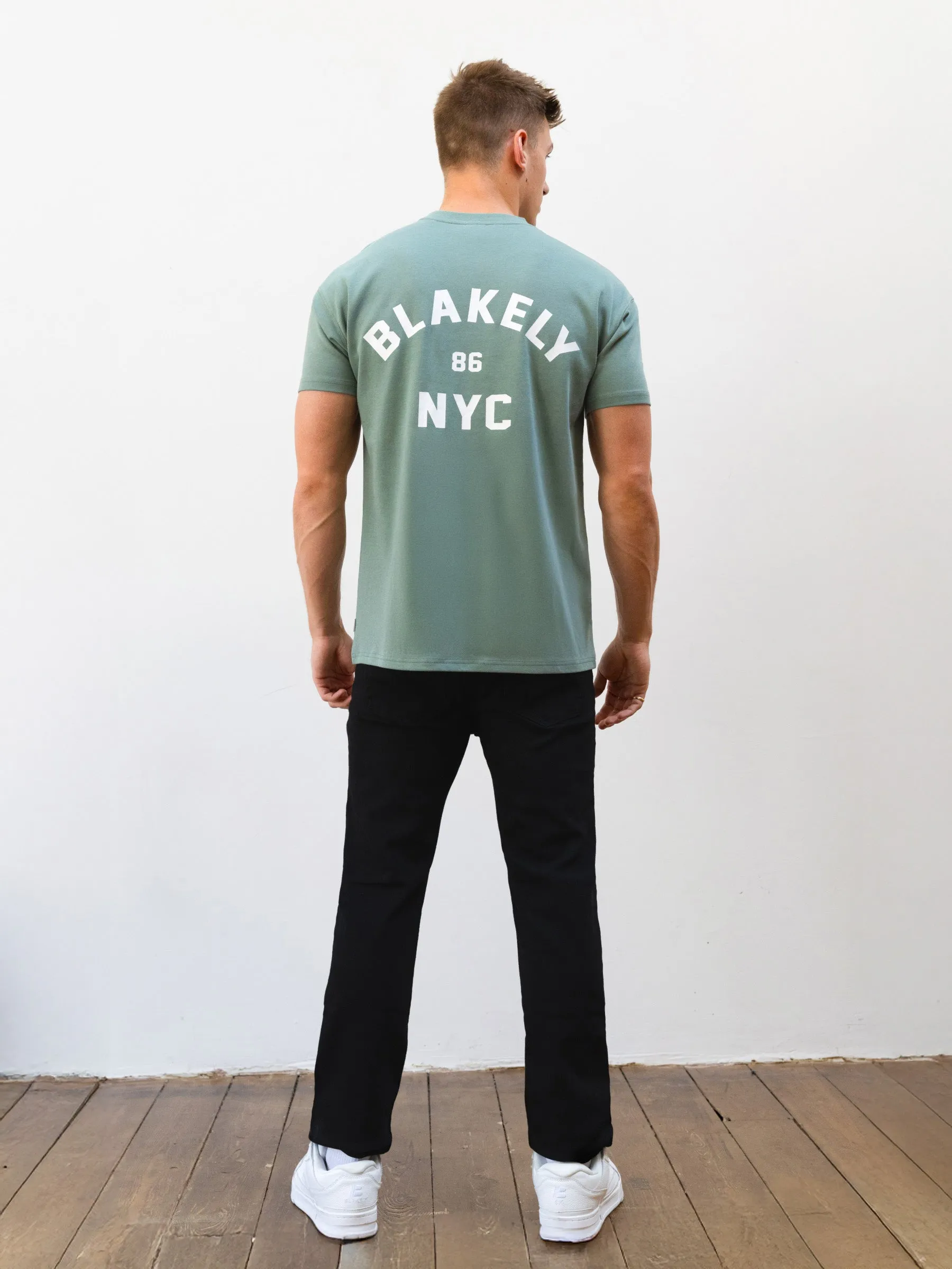NYC Relaxed T-Shirt - Sage Green