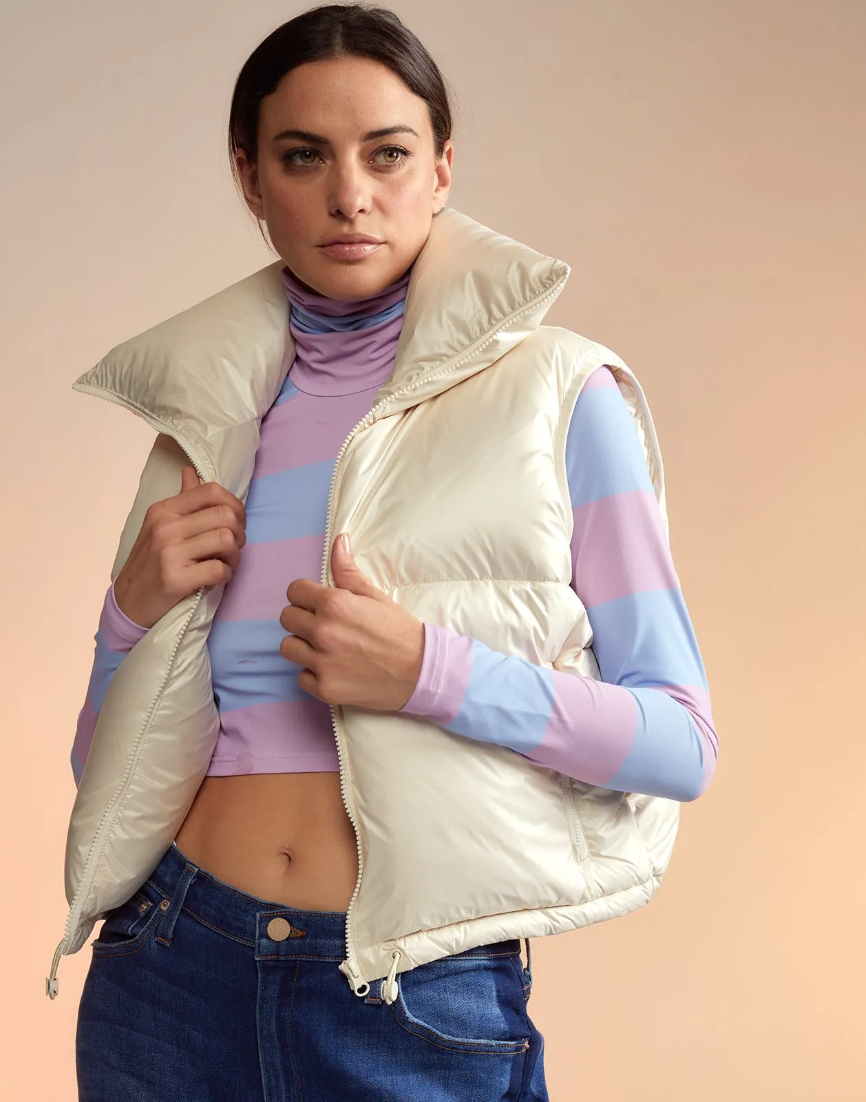 Nylon Puffer Vest