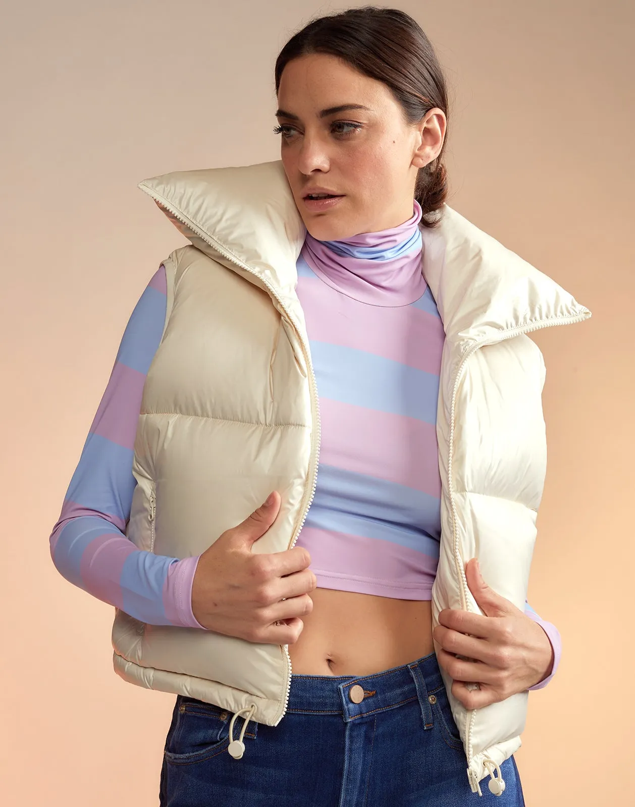 Nylon Puffer Vest