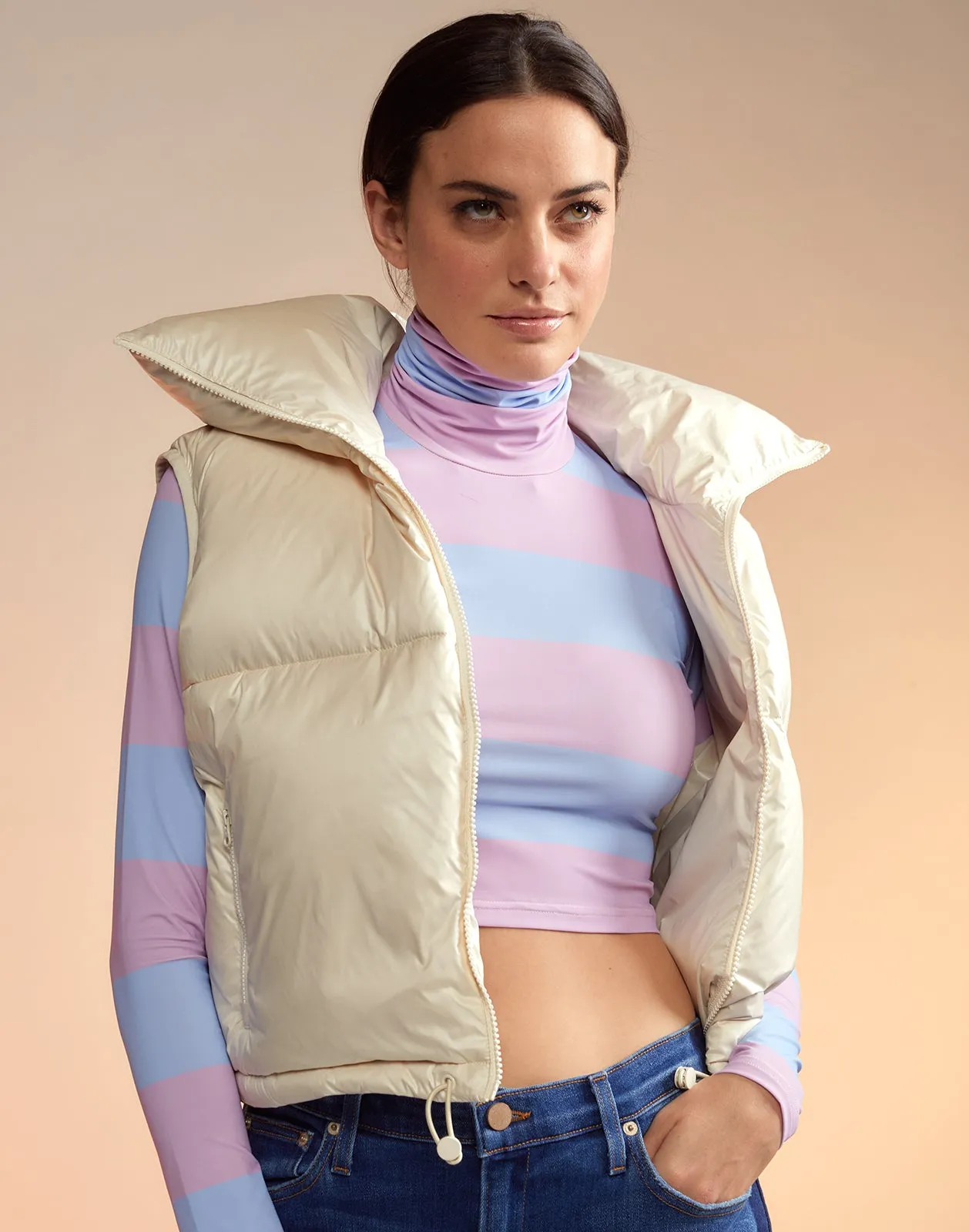 Nylon Puffer Vest