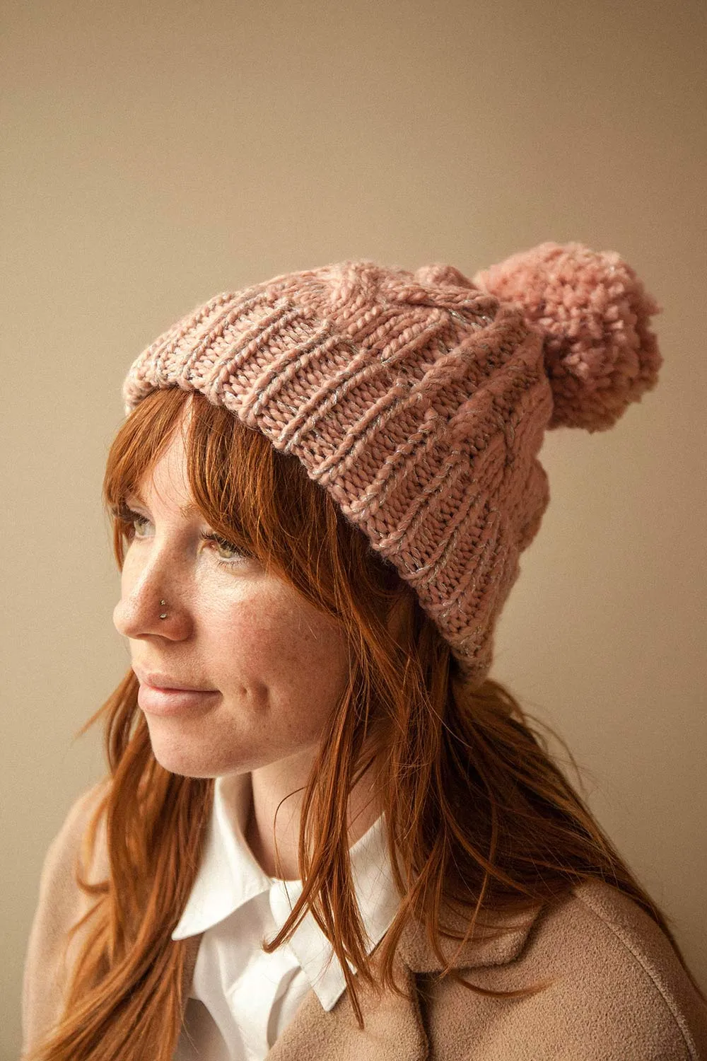 Orion Grey | Knit Tuque w/ Pompom